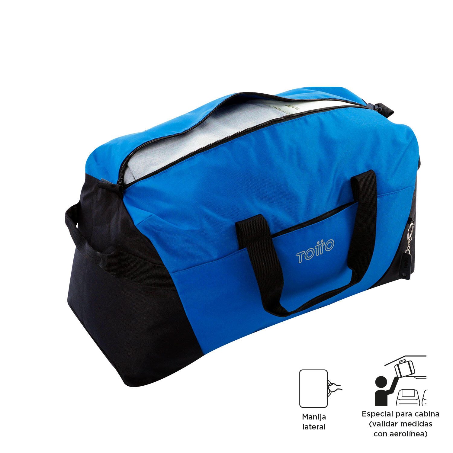 Totto Bolsa deporte Active Pro Snorkel Blue Poliéster 64 x 30 x 22 cm 3/4