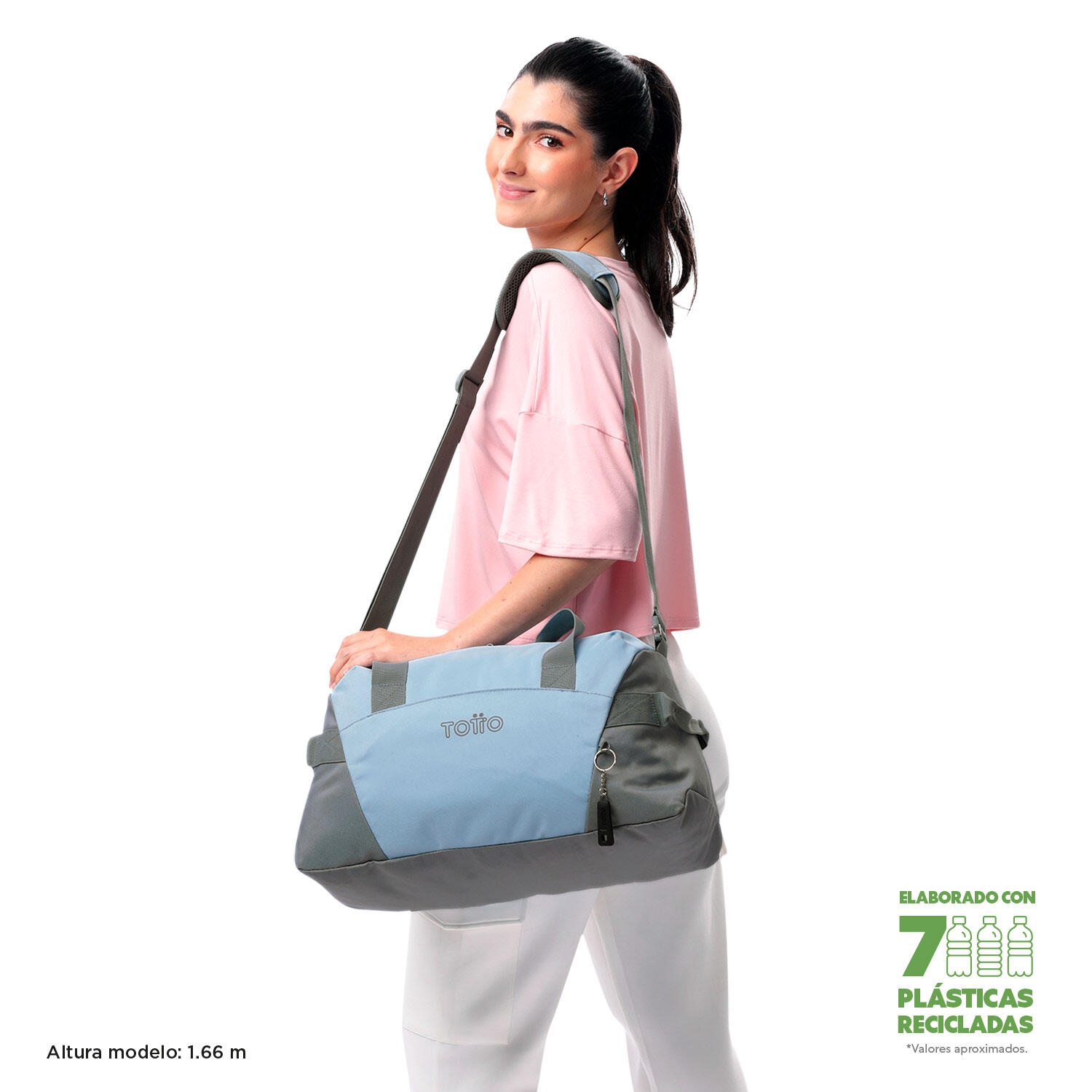 Totto Bolsa deporte Active Pro Angel Falls Poliéster reciclado 45 x 25 x 20 cm 2/5