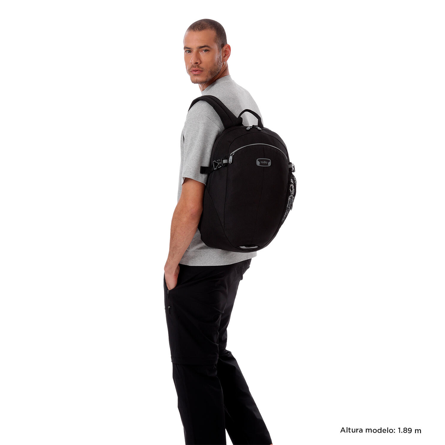 Totto Mochila urbana Deportto Negro Poliéster 29 x 47 x 15 cm 2/5