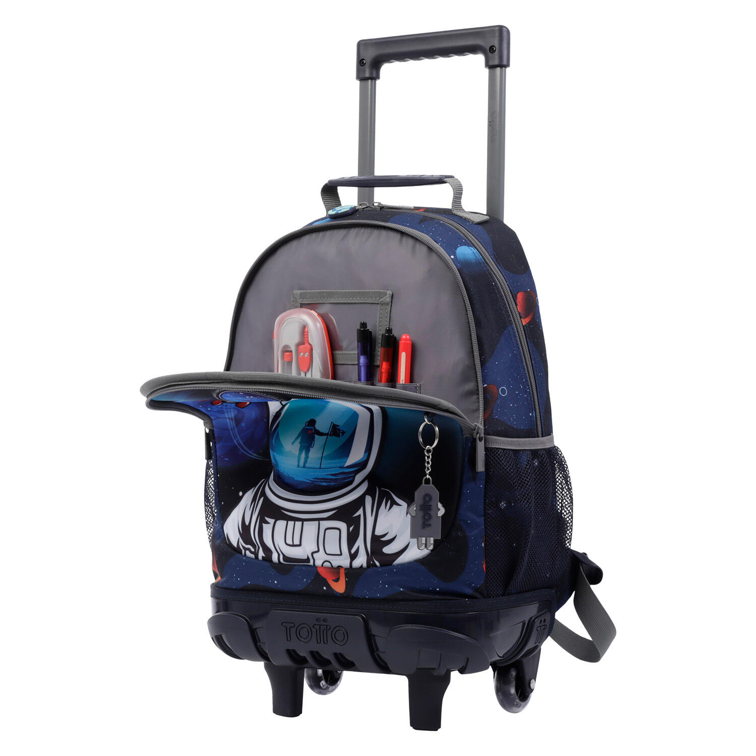 Totto Mochila infantil ruedas Astronaut Astronaut Poliéster 30 x 40 x 20 cm 5/5