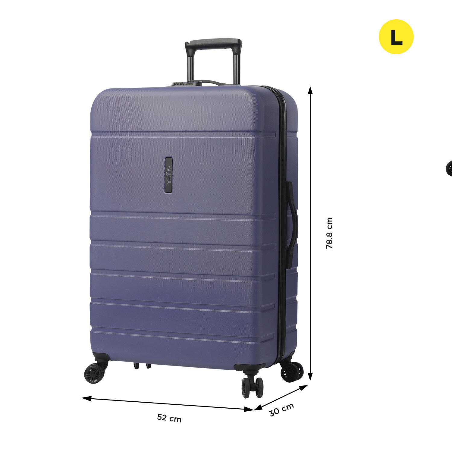 Totto Maleta grande Prop L Skipper Blue Poliéster 52 x 78.8 x 30 cm 3/5