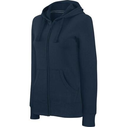 Sweathirt femme zippé à capuche Kariban