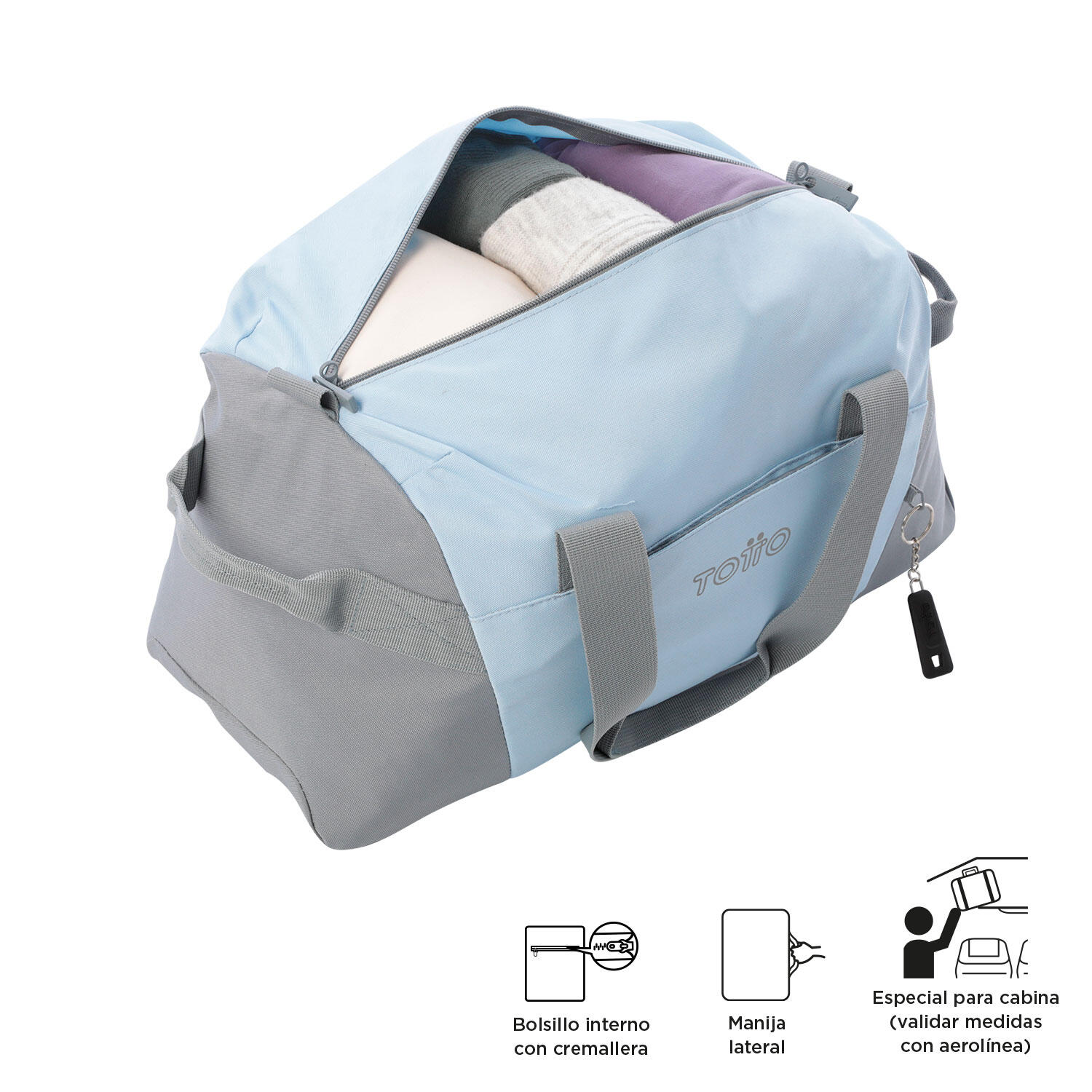 Totto Bolsa deporte Active Pro Angel Falls Poliéster reciclado 45 x 25 x 20 cm 5/5
