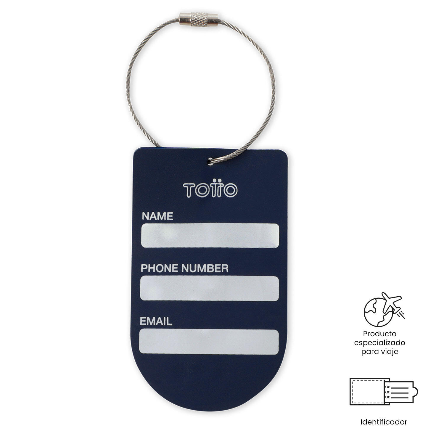 Totto Travel tag Real Madrid Negro Poliéster 4.5 x 8 x 3 cm 2/2