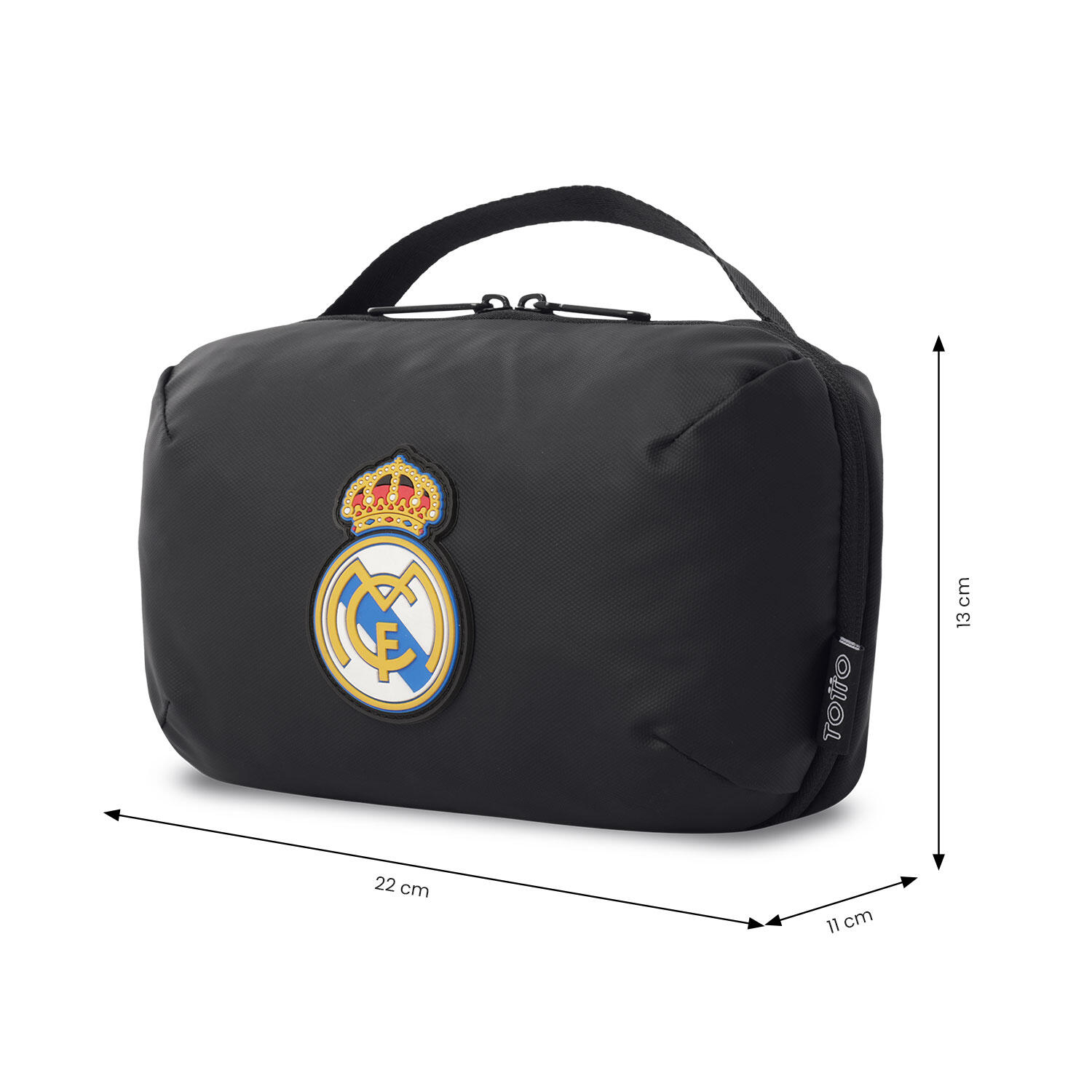 Totto Organizador equipaje Real Madrid Negro Poliéster 13 x  22 x 11cm 3/5