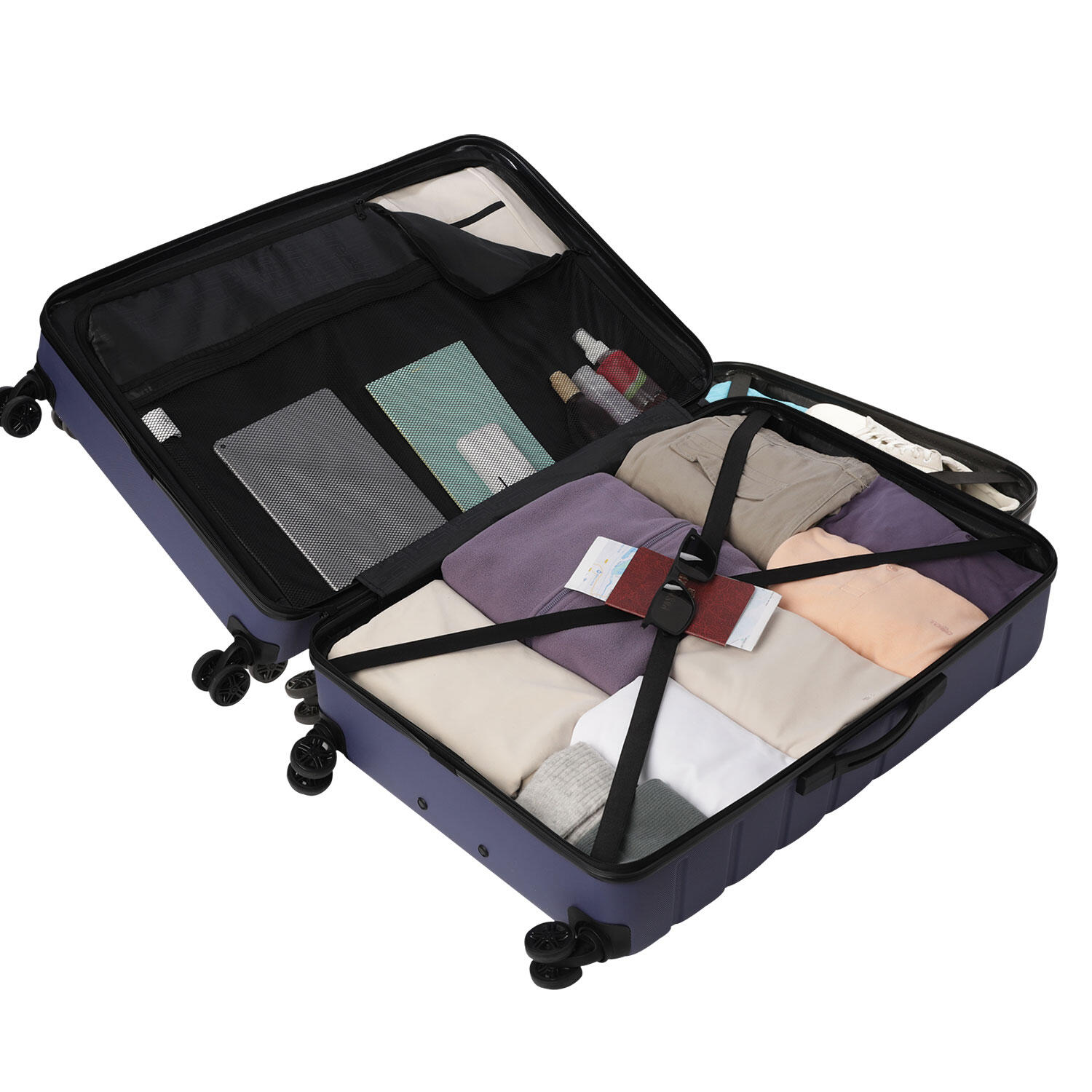 Totto Maleta grande Prop L Skipper Blue Poliéster 52 x 78.8 x 30 cm 4/5