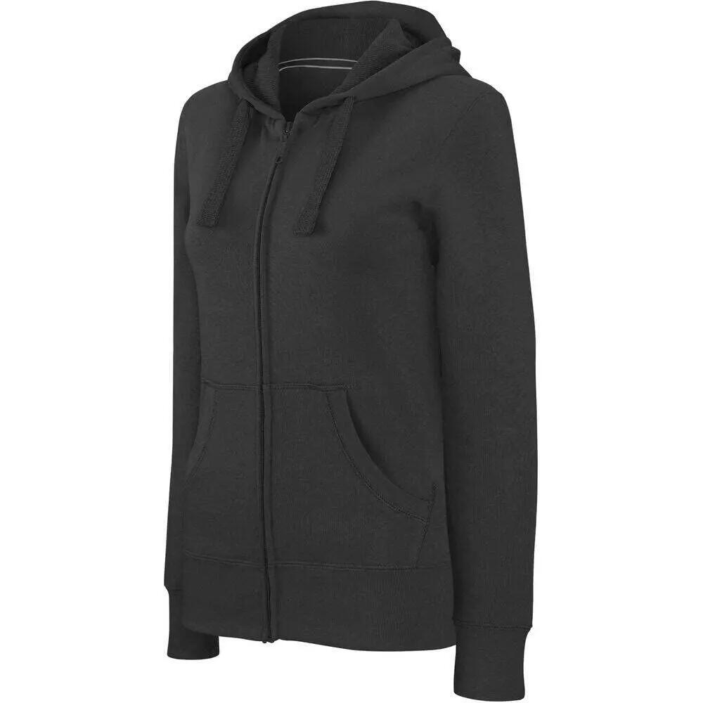 Damen Hoodie mit Reißverschluss Kariban 2/5