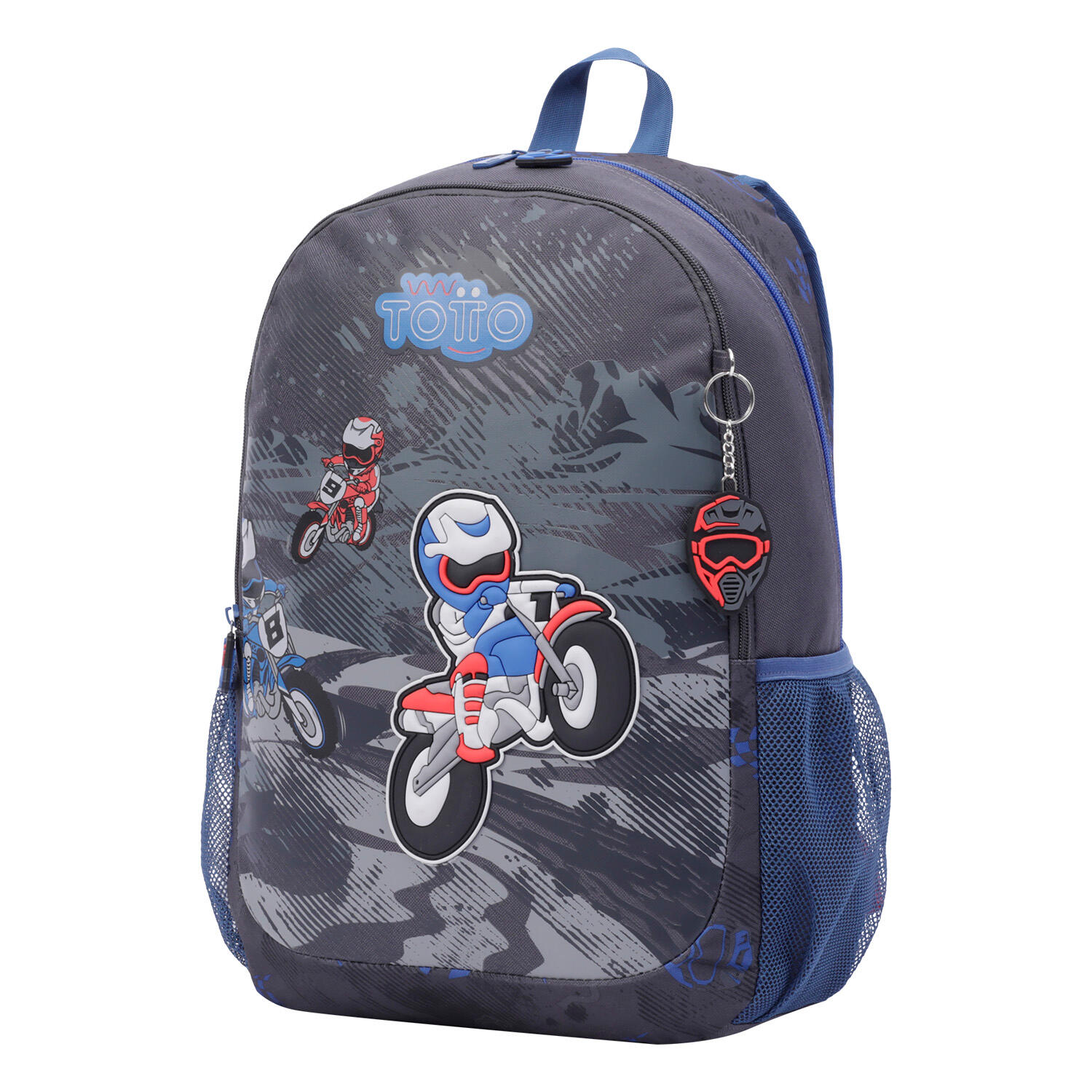 Totto Mochila escolar Kross Gris Poliéster 32 x 44 x 14.5 cm 2/5