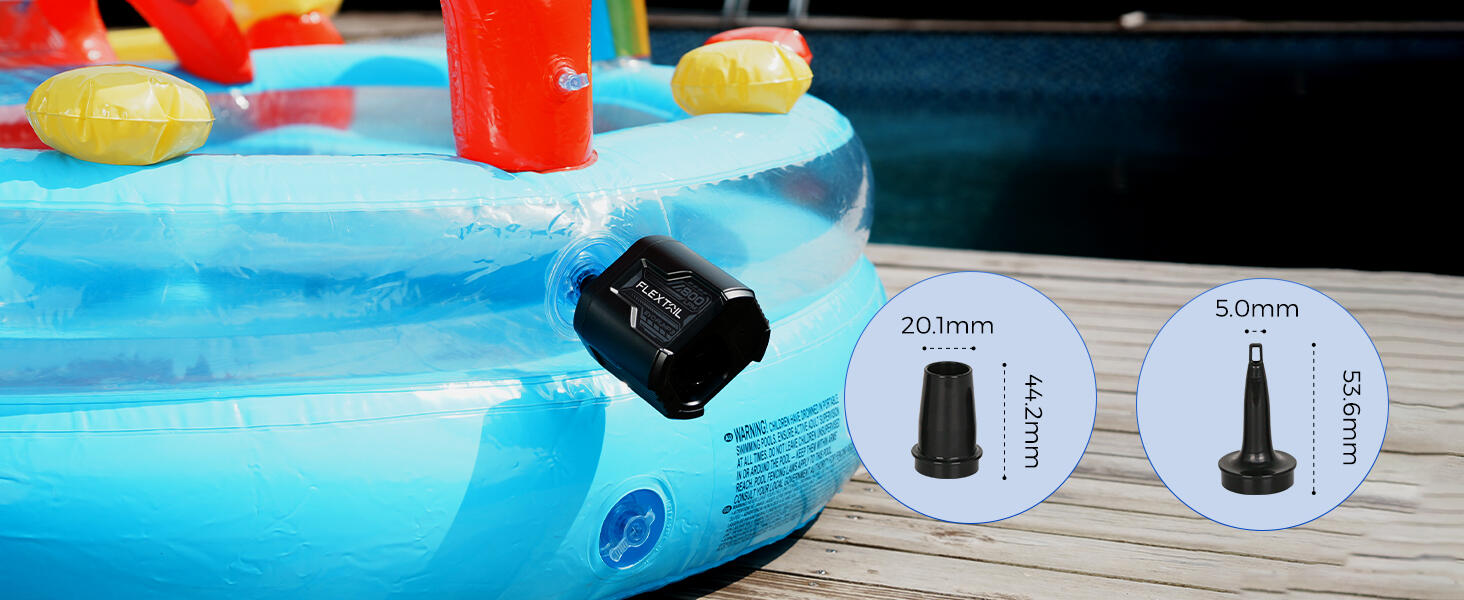 Air Pump EVO PUMP 3 - Pompe à air électrique portable et rechargeable - Noir 6/7