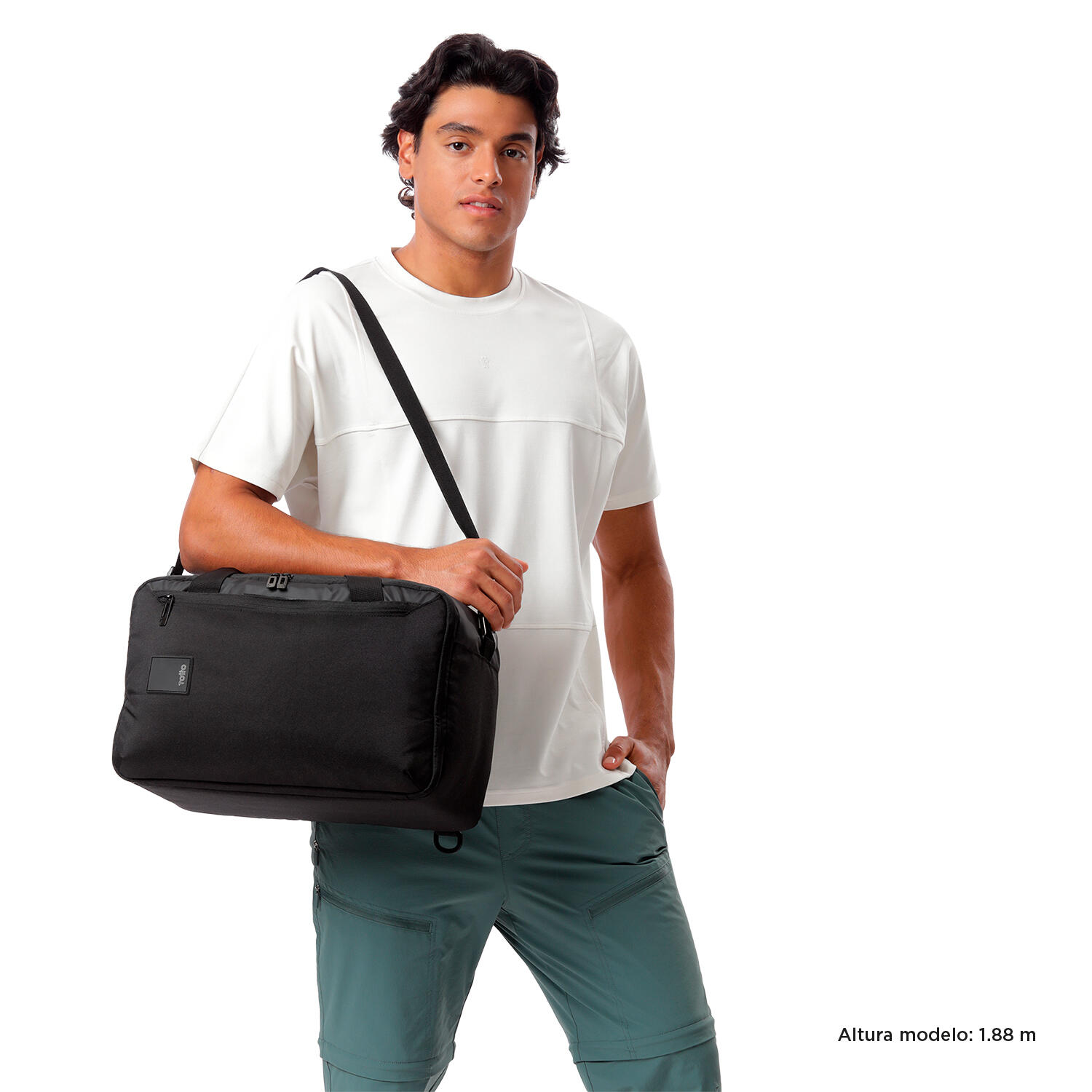 Totto Bolsa viaje 2 en 1 Underseat Negro Poliéster 40 x 25.5 x 20.5 cm 2/5
