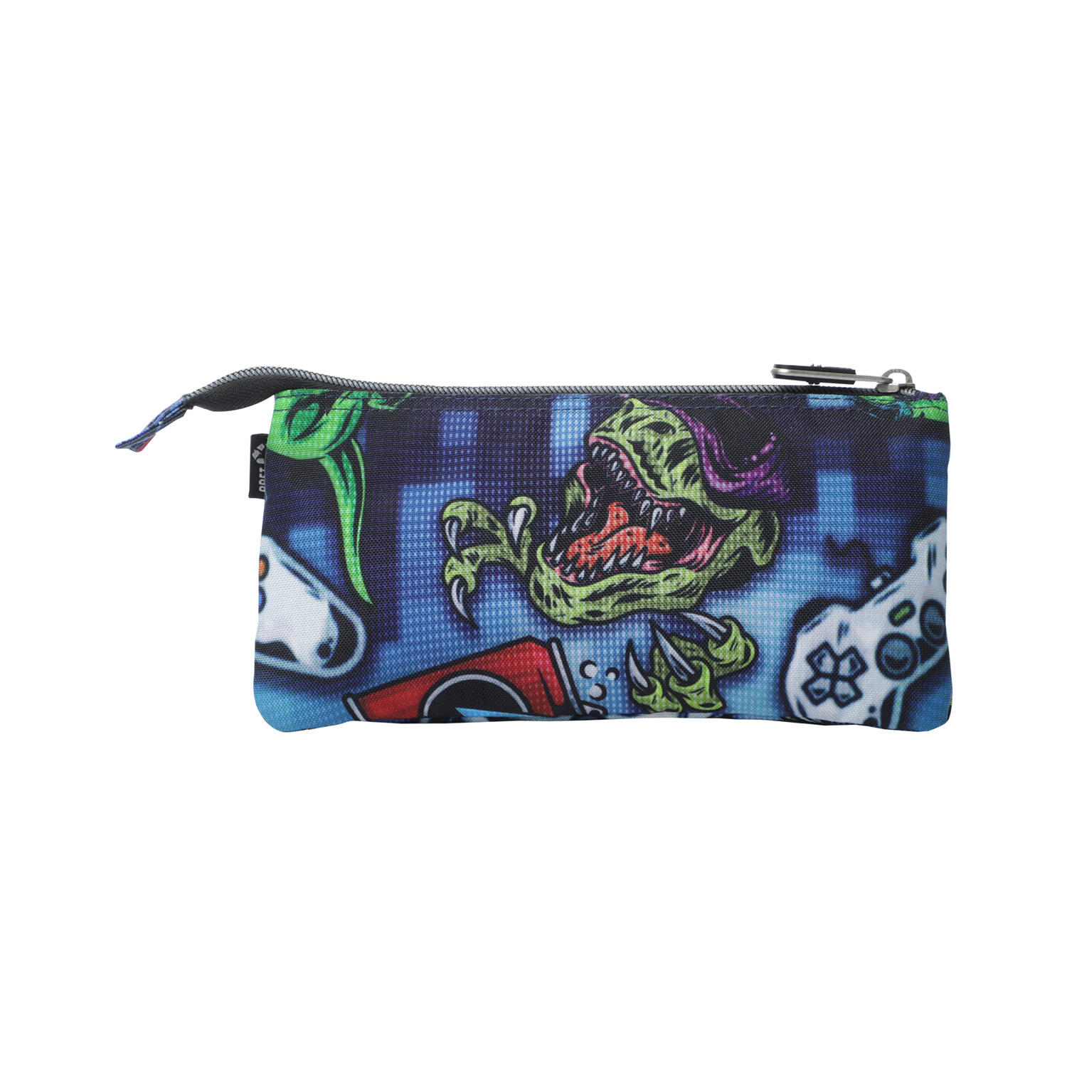 Totto Estuche escolar Tablero Gamertag Poliéster 22 x 11 x 3.5 cm 3/4