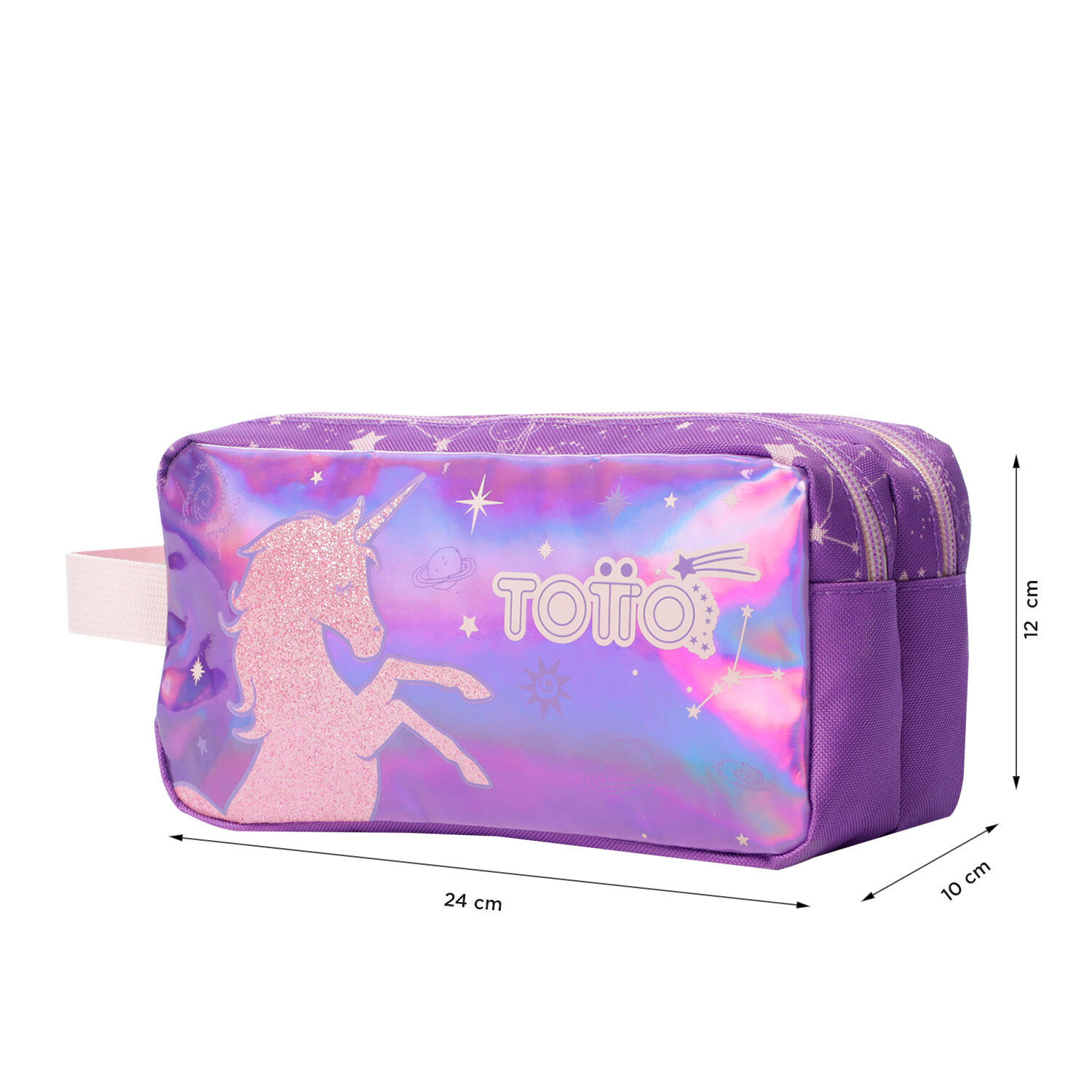 Totto Estuche infantil Unispace Morado Poliéster 24 x 12 x 10 cm 2/4