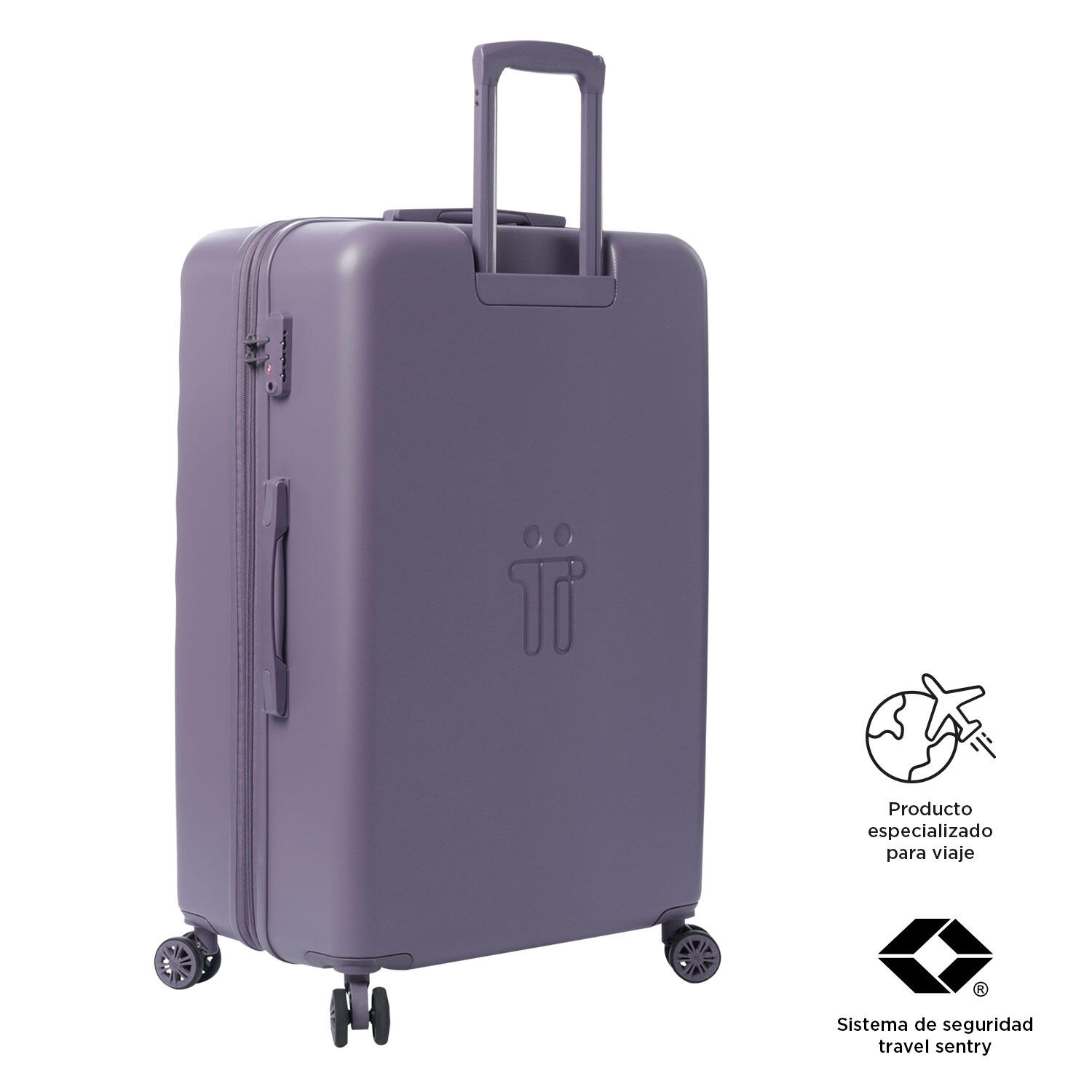 Totto Maleta grande Bazy+ Expandible Montana Grape Policarbonato 50 x 79 x 30.5 5/5