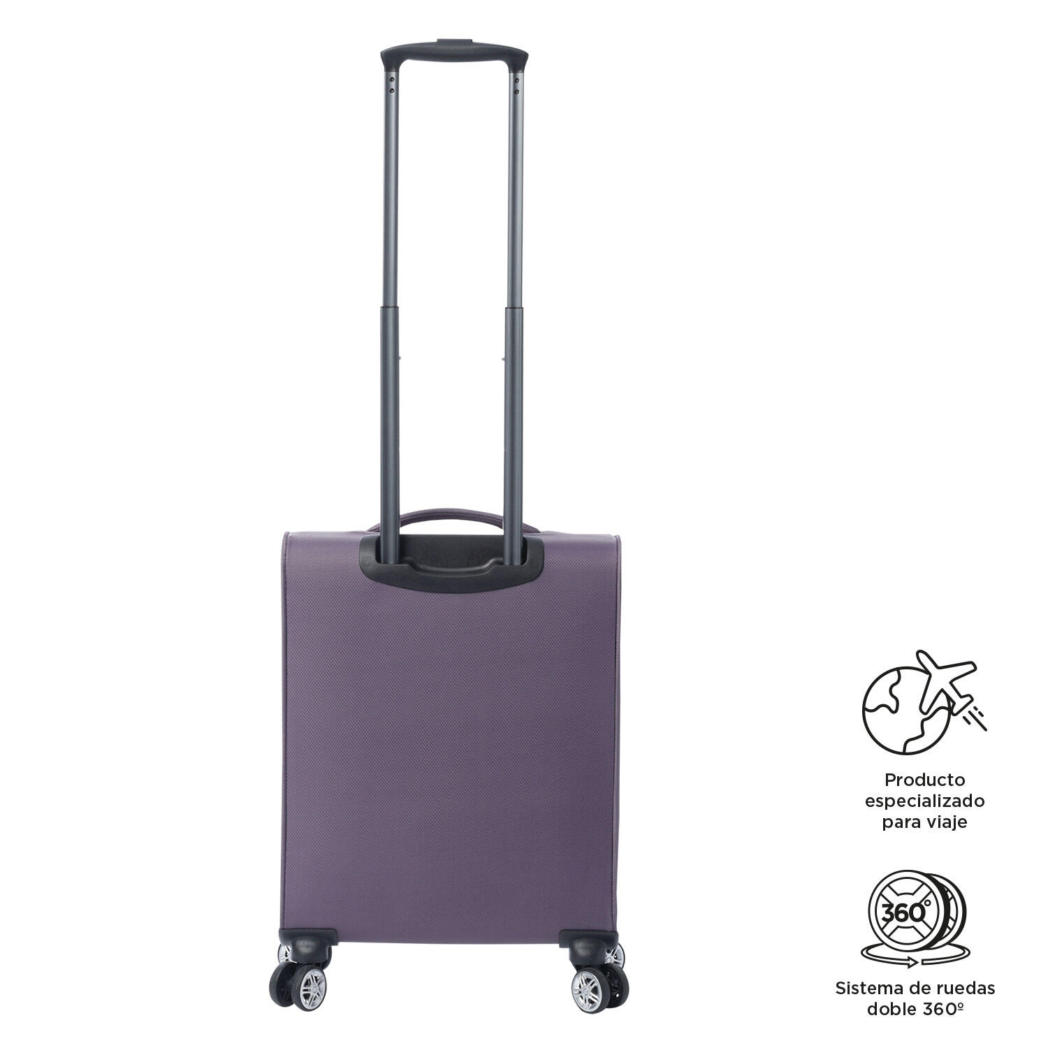 Totto Maleta de cabina Liviana Montana Grape Poliéster 36 x 53.5 x 18 cm 5/5