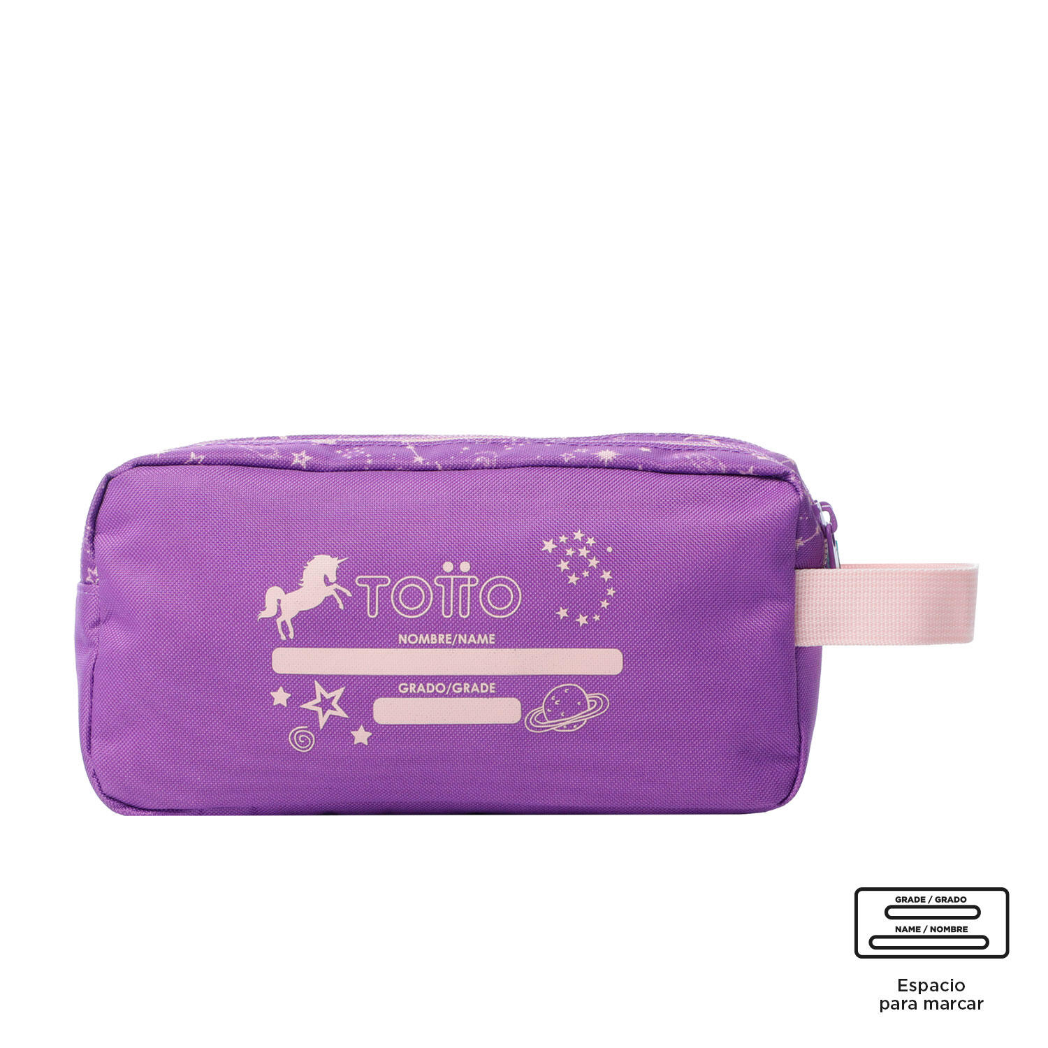 Totto Estuche infantil Unispace Morado Poliéster 24 x 12 x 10 cm 4/4