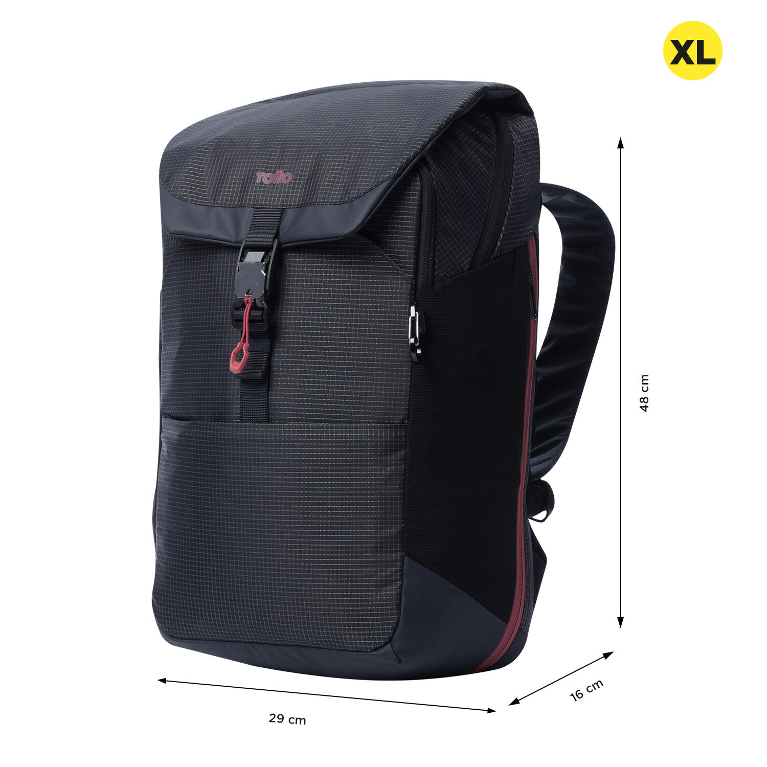 Totto Mochila ejecutiva Dual Salute Poliéster 29 x 48 x 16 cm 2/5