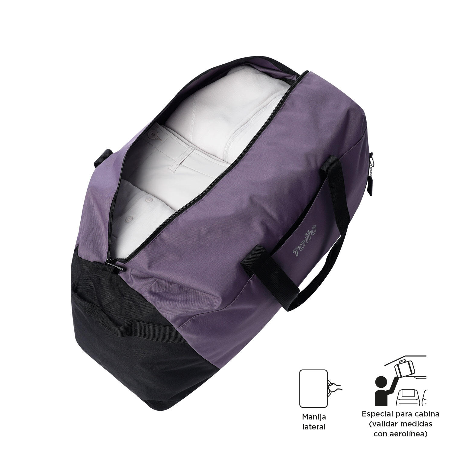 Totto Bolsa deporte Active Pro Montana Grape Poliéster 75 x 35 x 26 cm 2/4