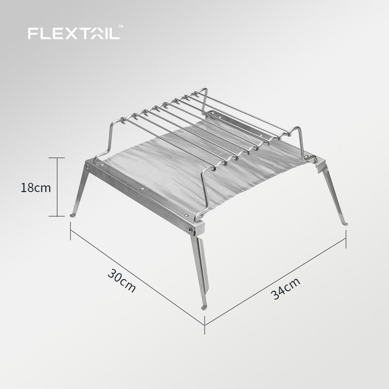 Skládací kempinkový FLEX Grill pro 1-2 osoby 4/7