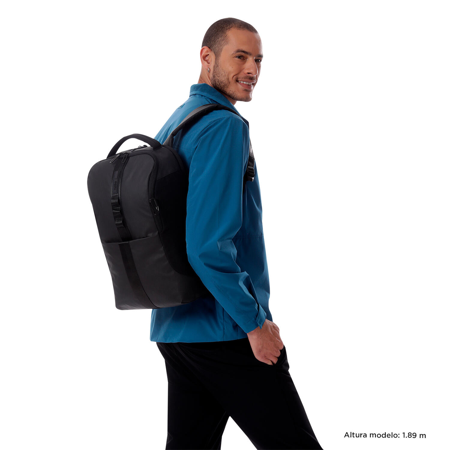 Totto Mochila ejecutiva Deploy Negro Poliéster 28 x 43 x 14 cm 2/5