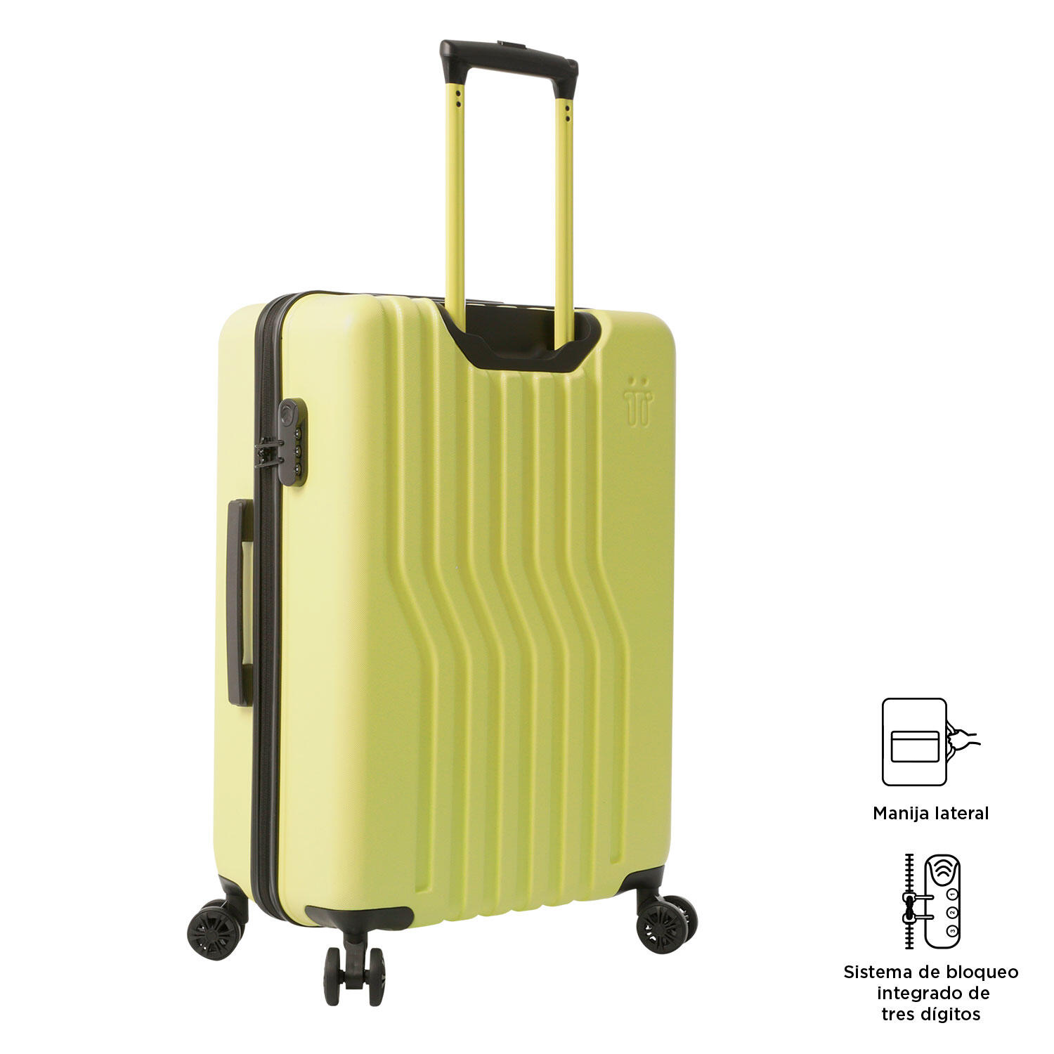 Totto Maleta mediana Nomad Yellow Iris Acrilonitrilo 44.5 x 67.5 x 26 cm 5/5