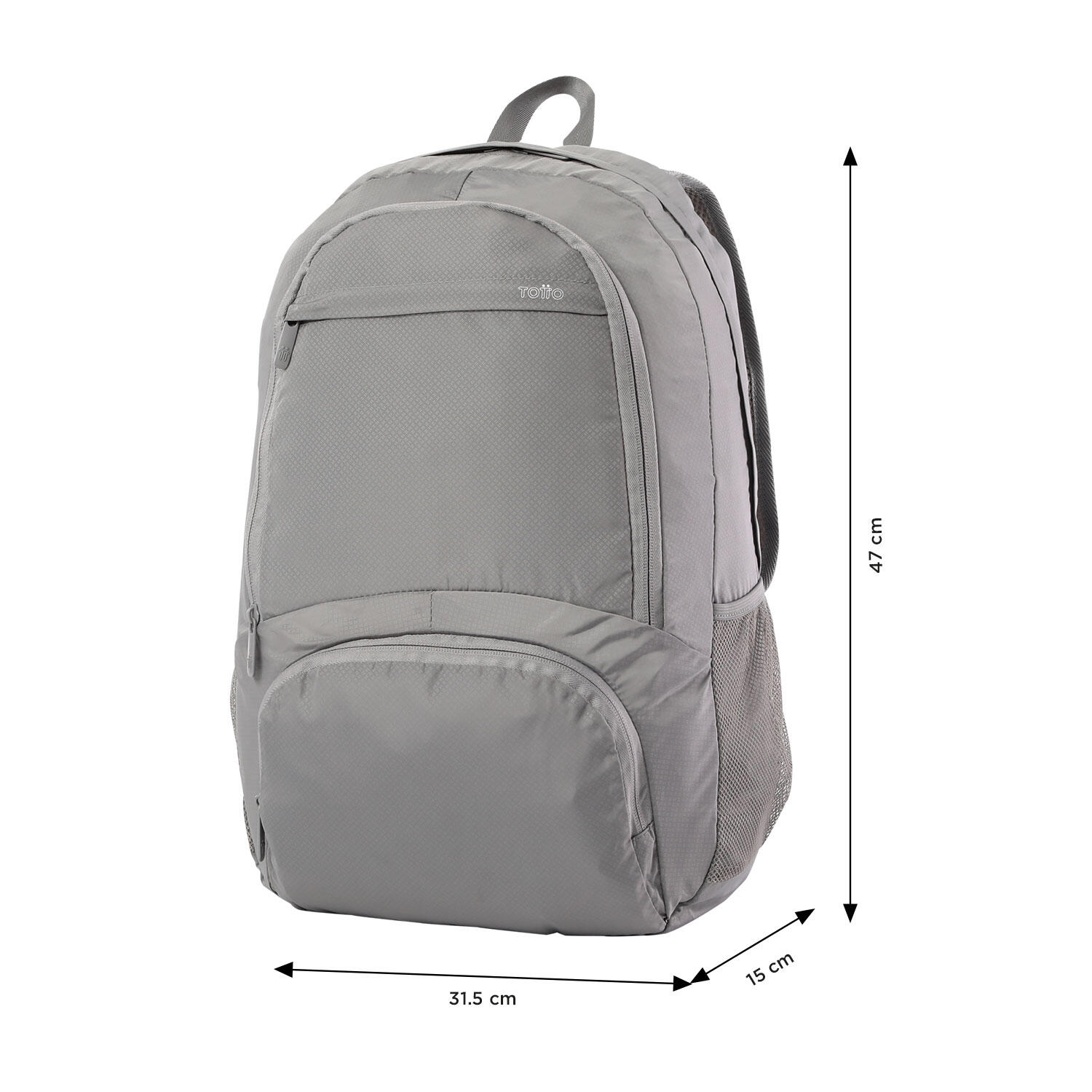 Totto Mochila plegable Syncro Titanium Poliéster 31.5 x 47 x 15 cm 3/5