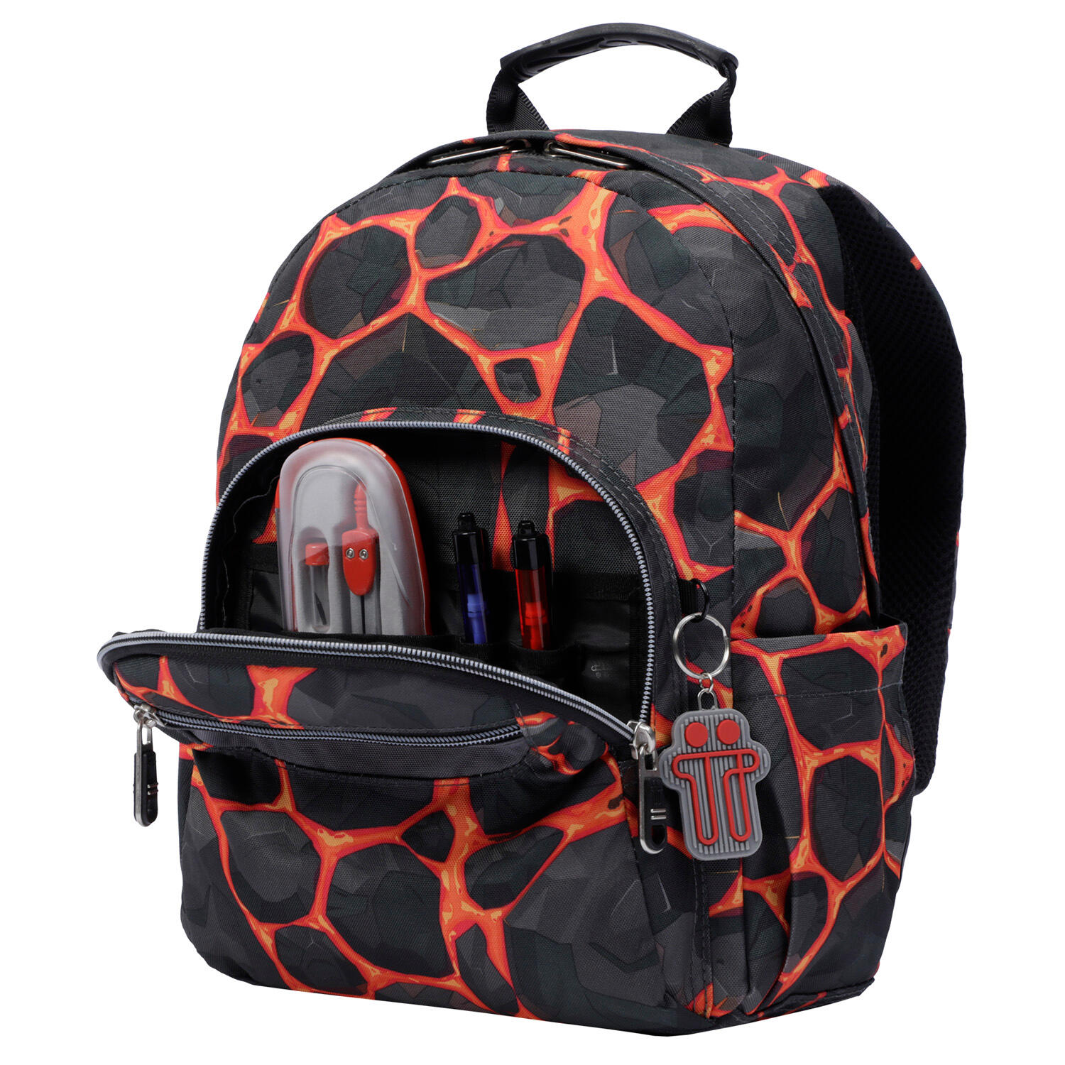 Totto Mochila escolar Tempera Rocas Poliéster 27 x 36.5 x 12 cm 5/5