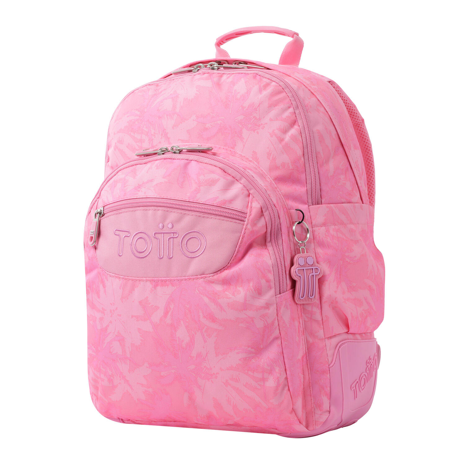 Totto Mochila escolar Crayoles Palmeras rosas Poliéster 33 x44 x13.5 cm 2/5