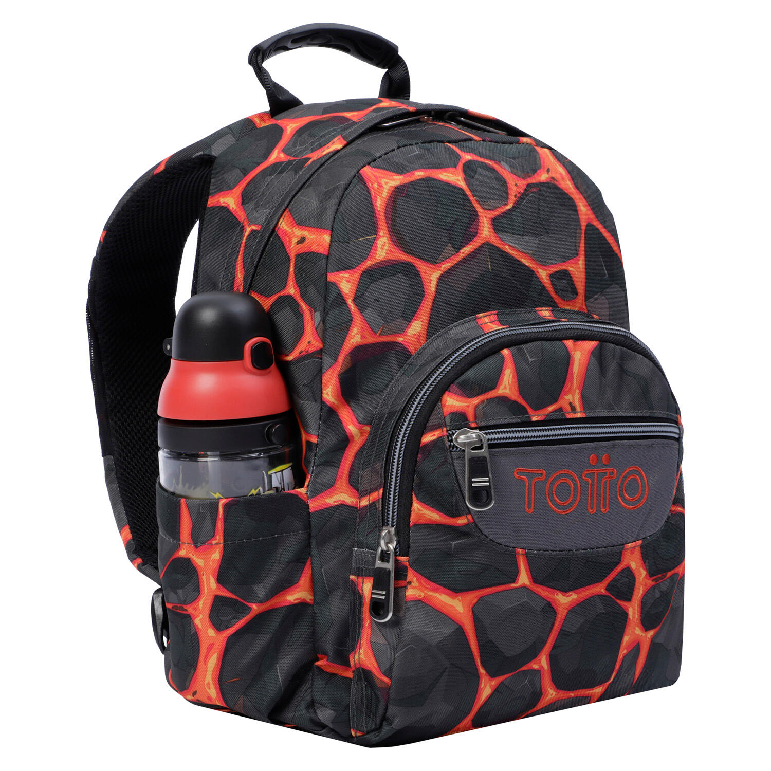 Totto Mochila escolar Tempera Rocas Poliéster 27 x 36.5 x 12 cm 4/5