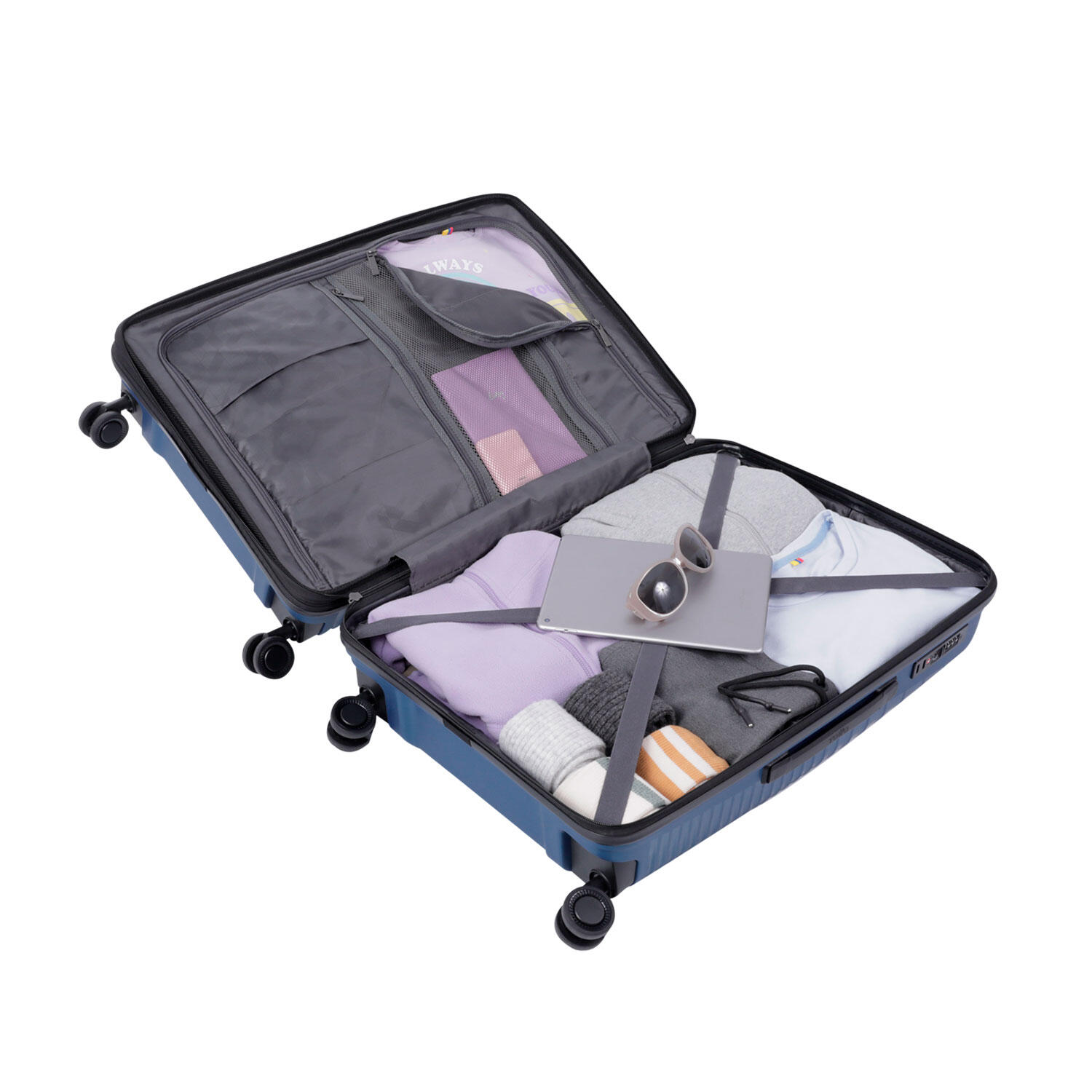Totto Maleta mediana Traveler Poseidon Polipropileno 45.5 x 66 x 31.5 cm 3/5