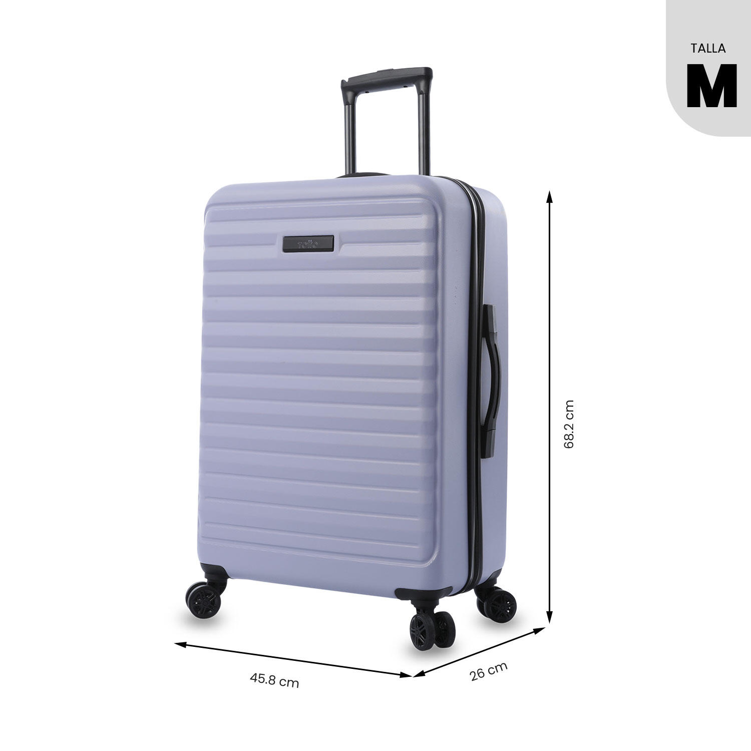Totto Maleta mediana Helios 2.0 Morado Policarbonato 45.8 x68.2 x 26 cm 3/5