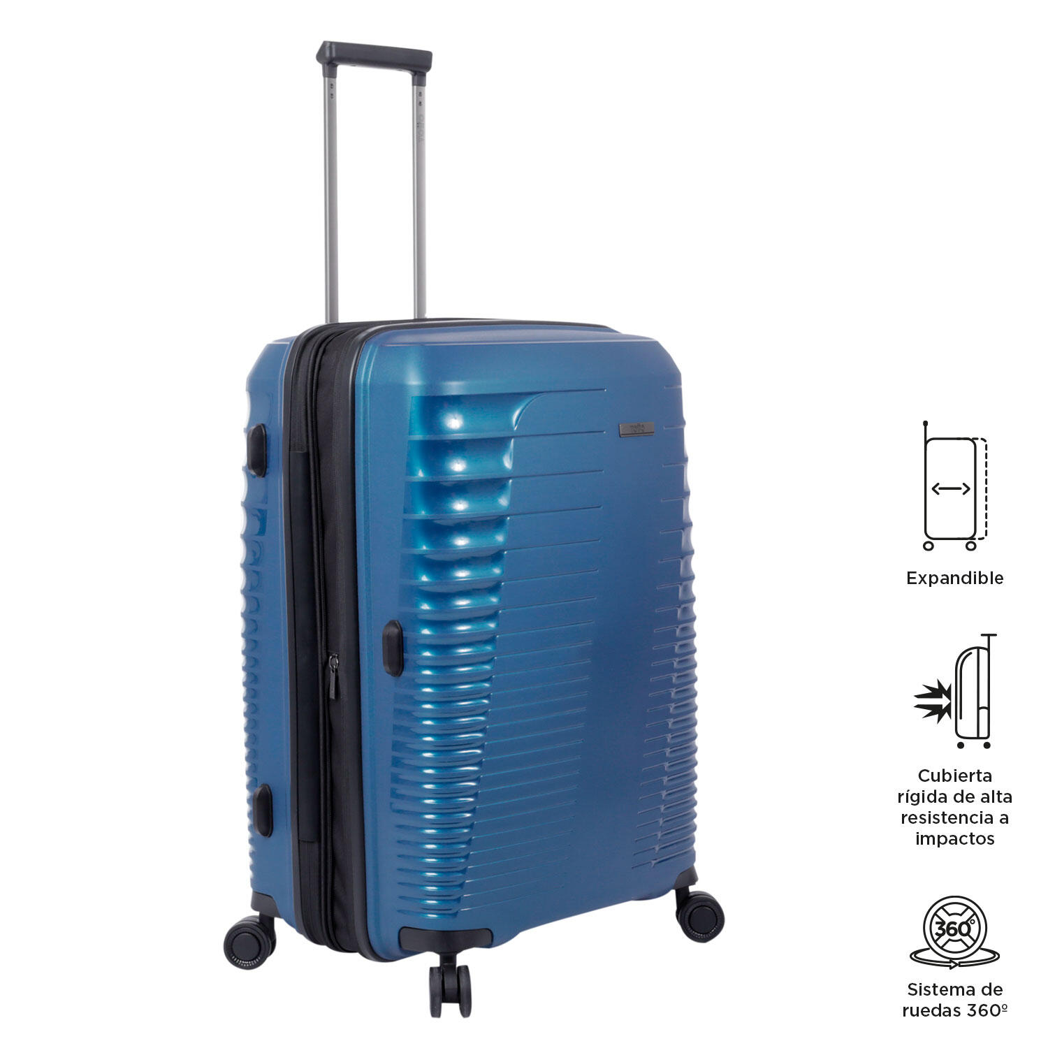 Totto Maleta mediana Traveler Poseidon Polipropileno 45.5 x 66 x 31.5 cm 4/5