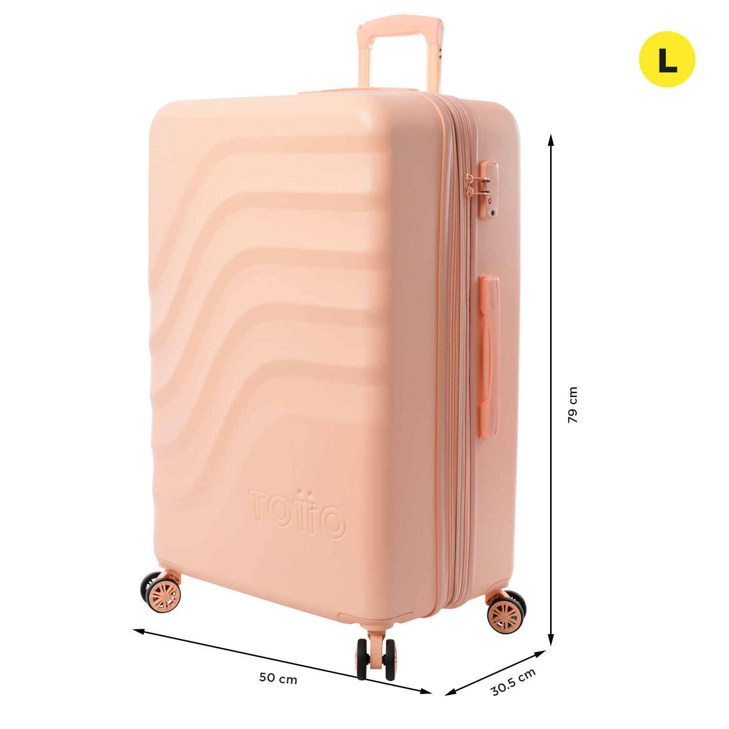 Totto Maleta grande Bazy+ Expandible Bellini Policarbonato 50 x 79 x 30.5 cm 2/5