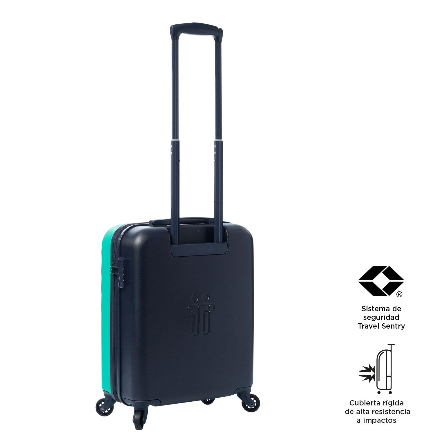 Totto Maleta de cabina Bazy Turquoise Policarbonato 40 x 55 x 20 cm 4/5