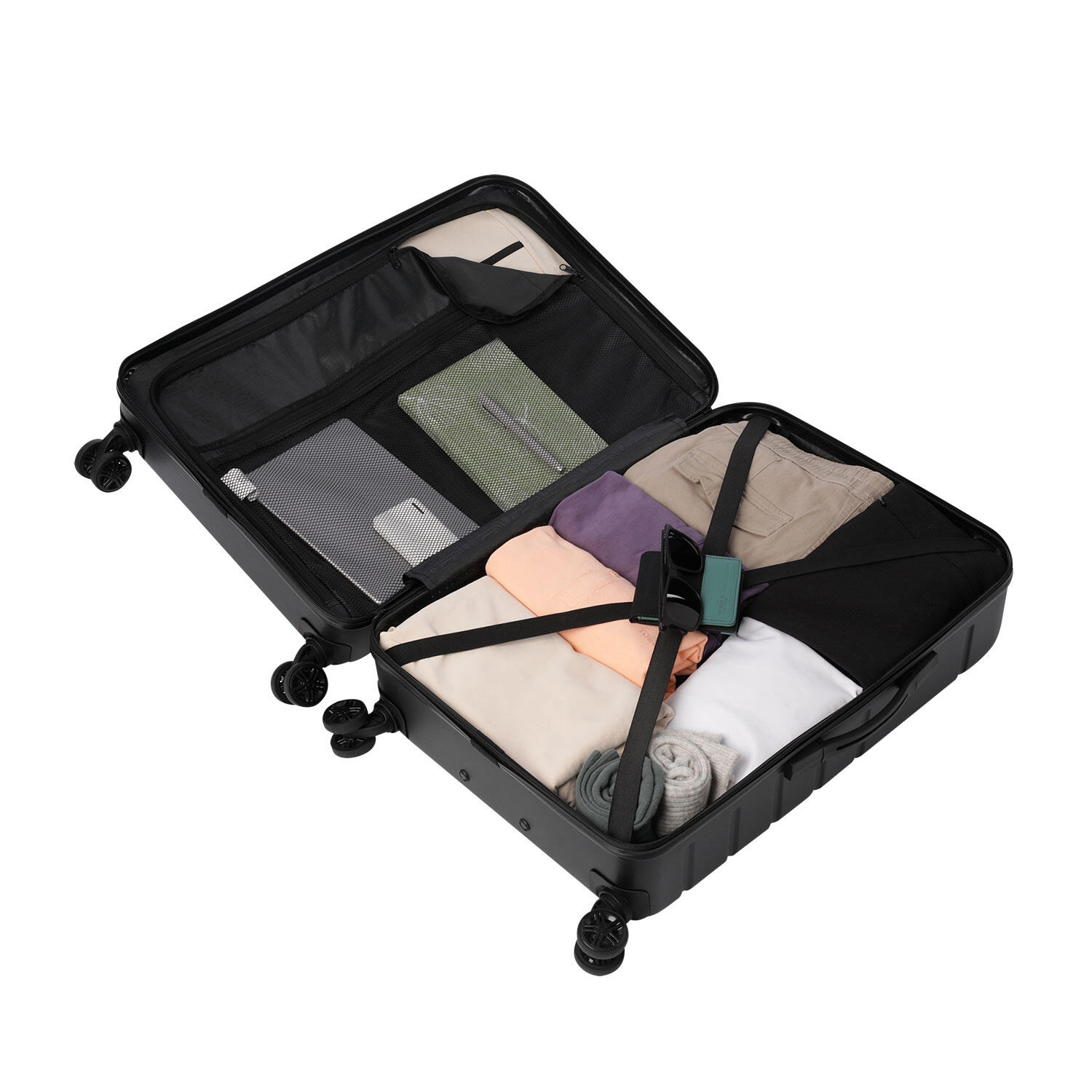 Totto Maleta mediana Prop M Negro Poliéster 45.8 x 68.2 x 26 cm 4/5