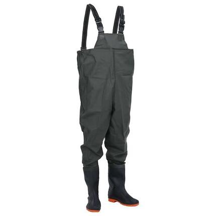 VidaXL waders z wbudowanymi butami rozmiar 42 ciemnozielone