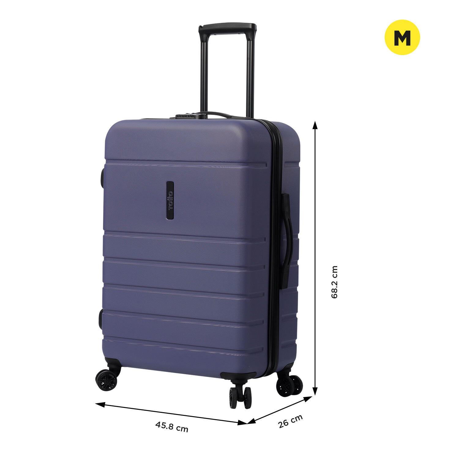 Totto Maleta mediana Prop M Skipper Blue Poliéster 45.8 x 68.2 x 26 cm 3/5