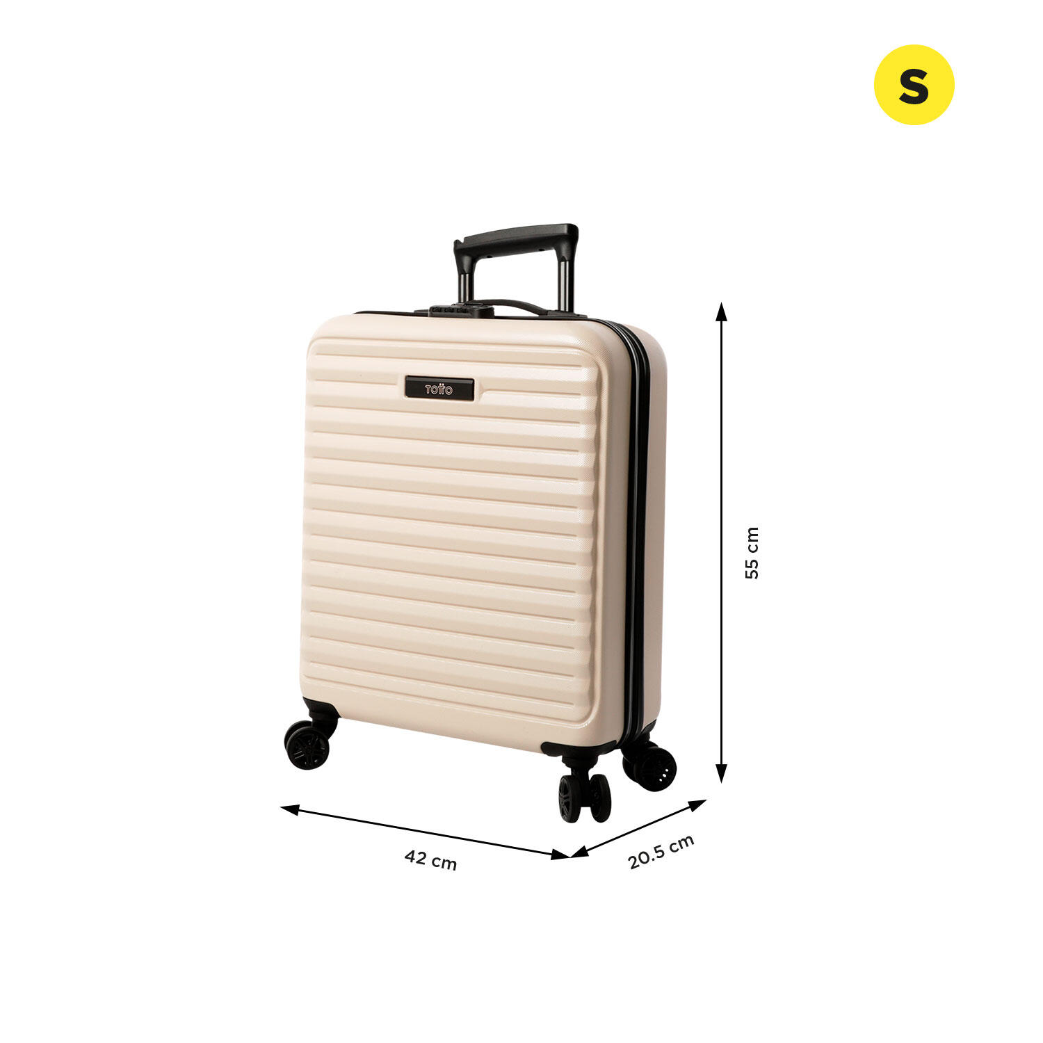 Totto Maleta de cabina Helios Pink Tint Acrilonitrilo 42 x 55 x 20.5 cm 3/5
