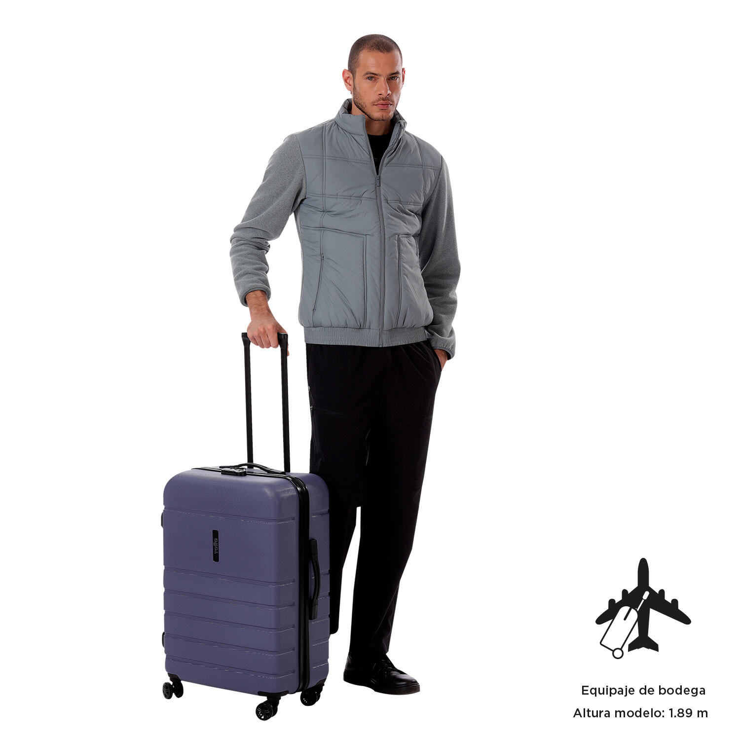 Totto Maleta mediana Prop M Skipper Blue Poliéster 45.8 x 68.2 x 26 cm 2/5