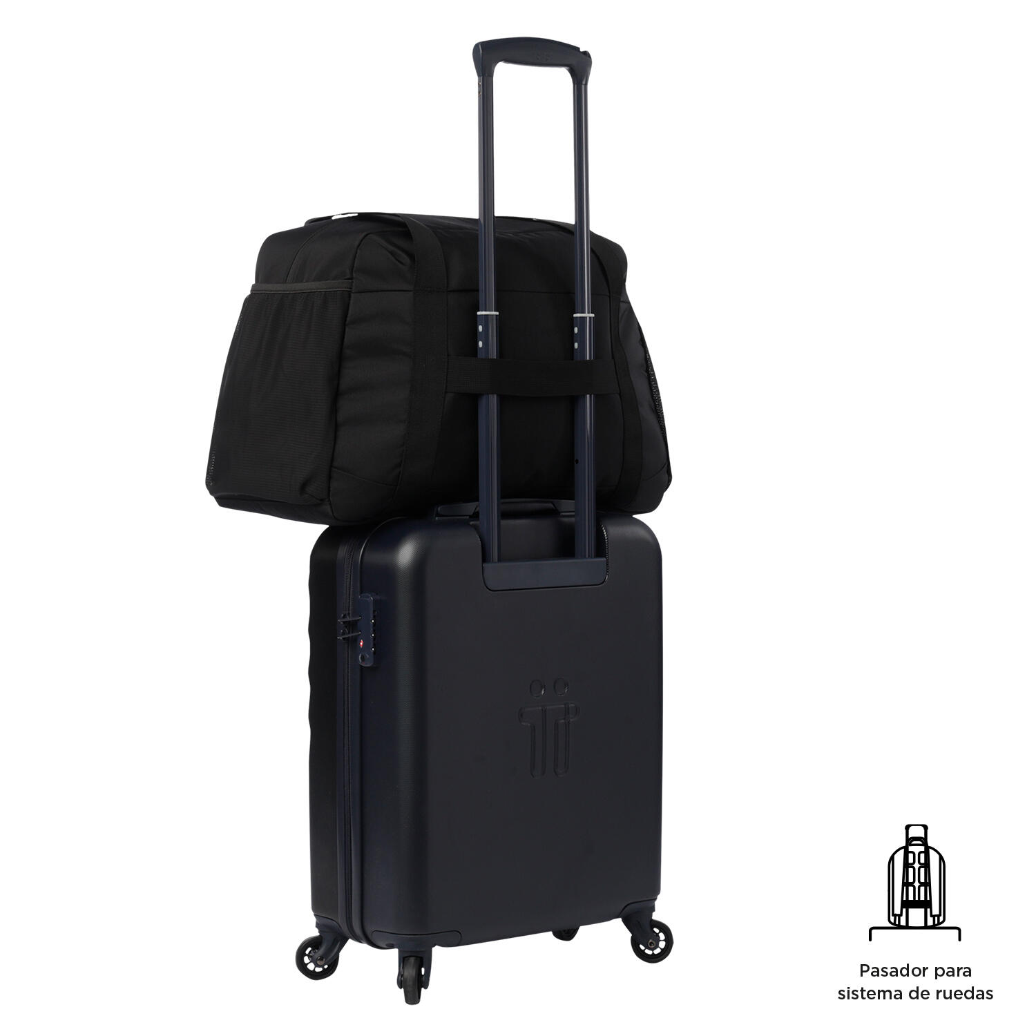 Totto Bolsa viaje Elan Negro Poliéster 51 x 35 x 19 cm 5/5