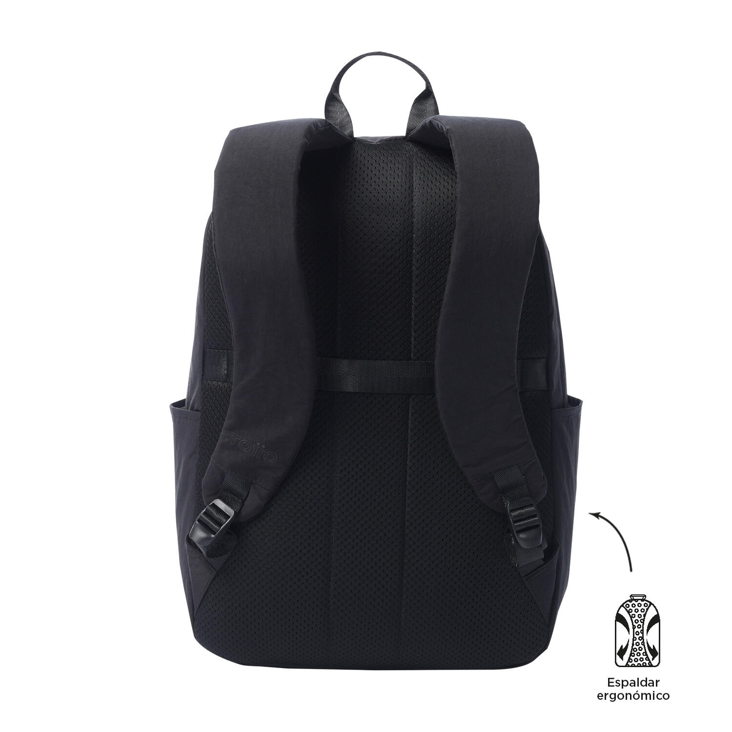 Totto Mochila urbana Duality Negro Poliamida 29 x 42 x 15 cm 3/5