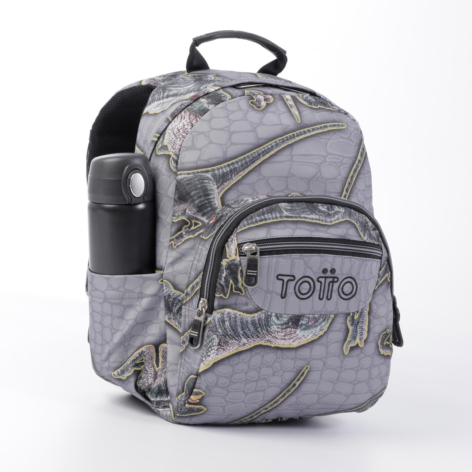 Totto Mochila escolar Tempera Dinosaurios Poliéster 27 x 36.5 x 12 cm 5/5