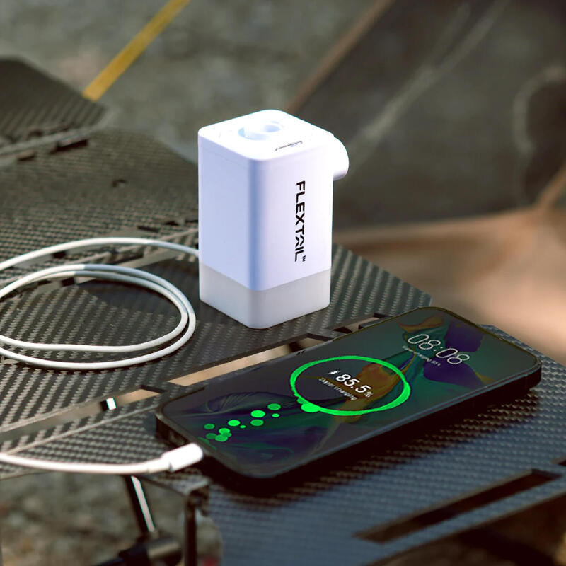 Pompa aer portabila Flextail MAX PUMP 2PLUS, baterie 4800 mAh, IPX4, 190g