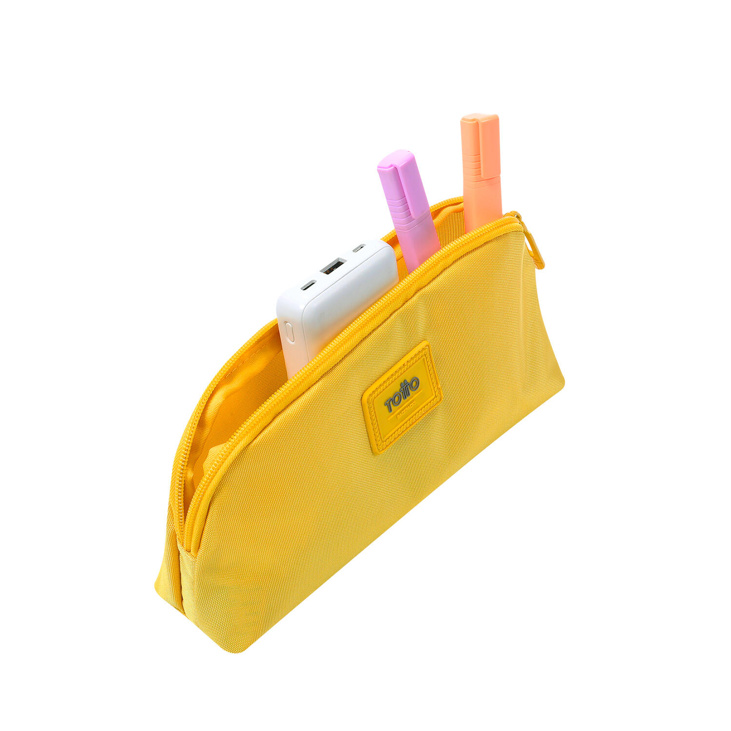 Totto Estuche Trik 4 Super Lemon Poliéster reciclado 23 x 11.5 x 5 cm 3/4