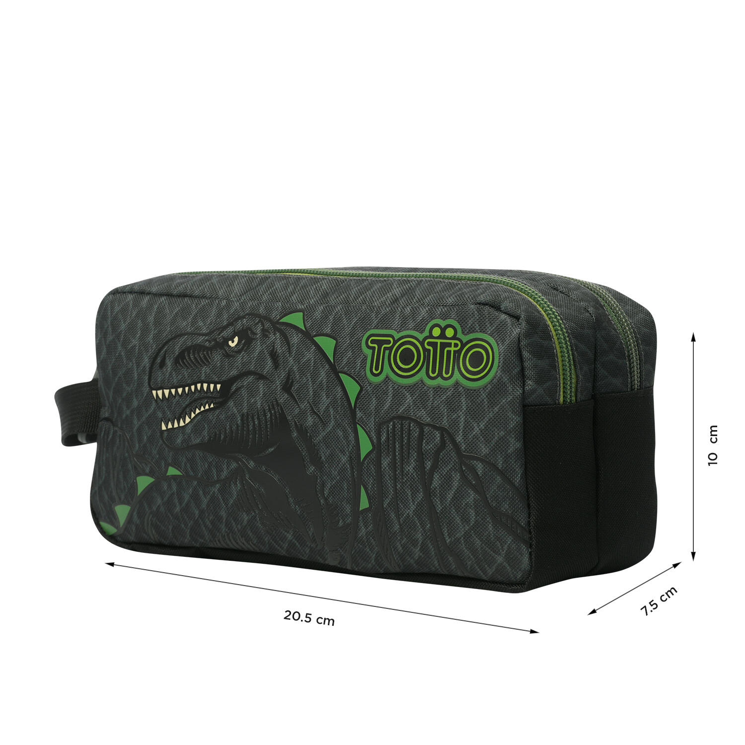 Totto Estuche infantil Dinoland Verde Poliéster 23 x 12 x 9 cm 2/4