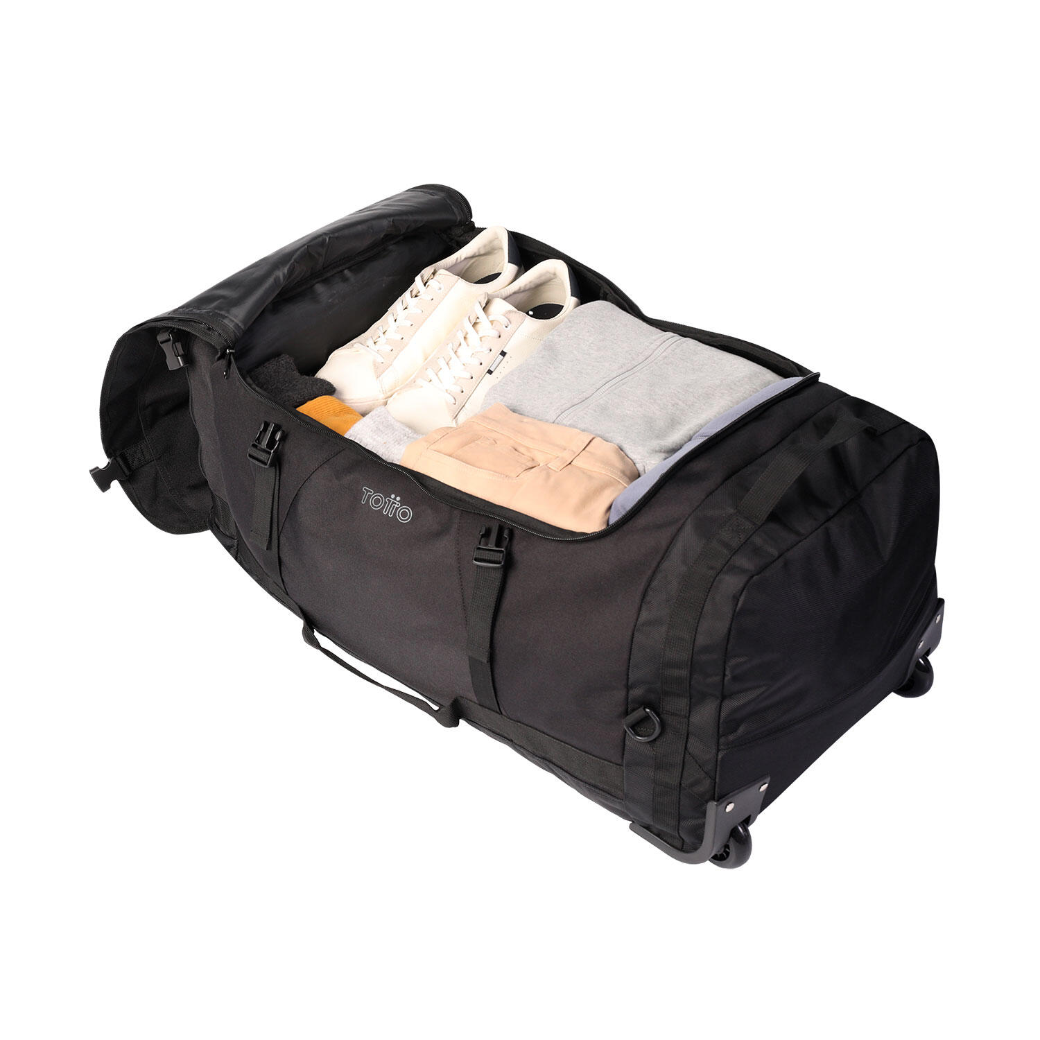 Totto Bolsa deporte Active XL Negro Poliéster 66 x 31 x 37.5 cm 4/5