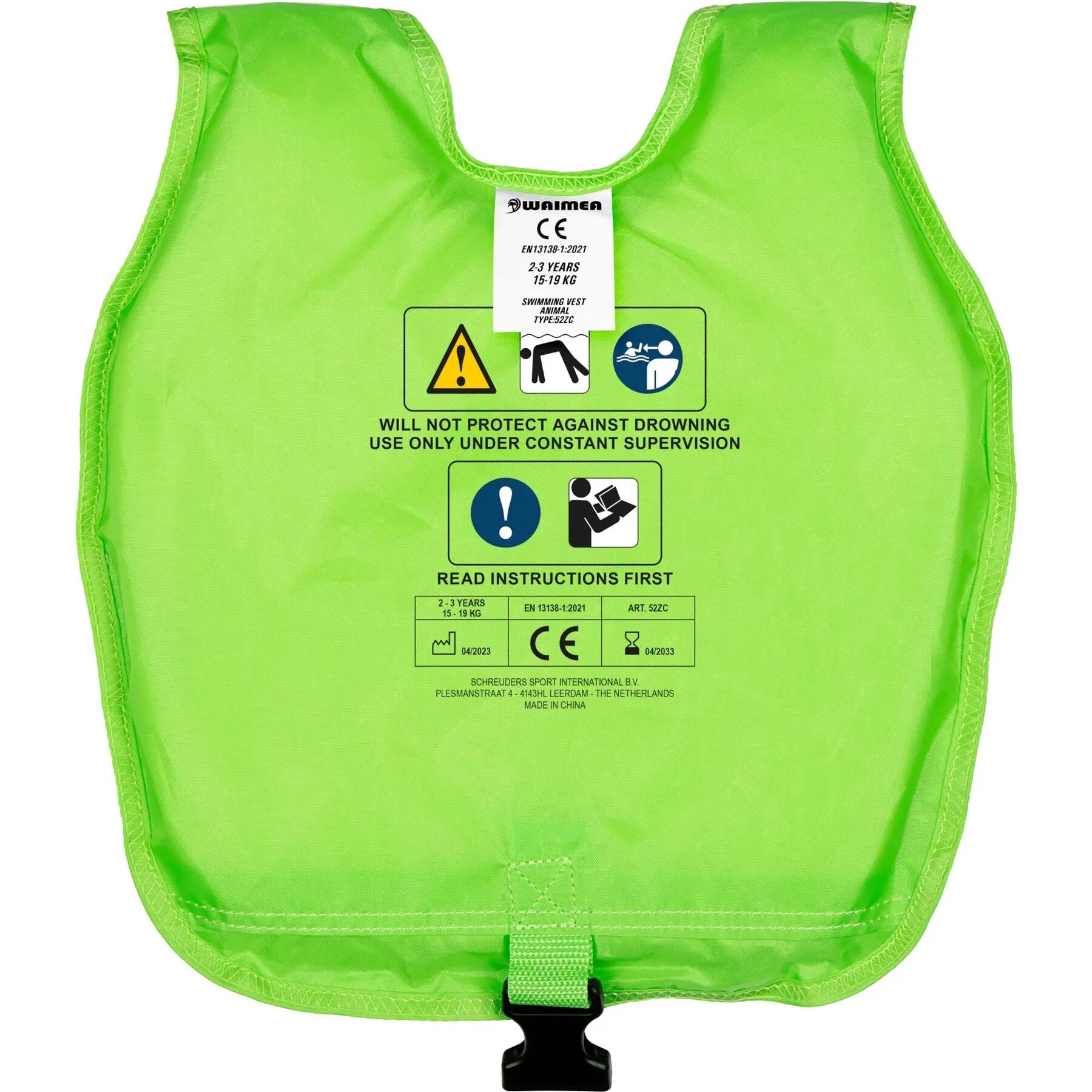 Colete de natação com padrão de animal bebé Waimea® 3/7