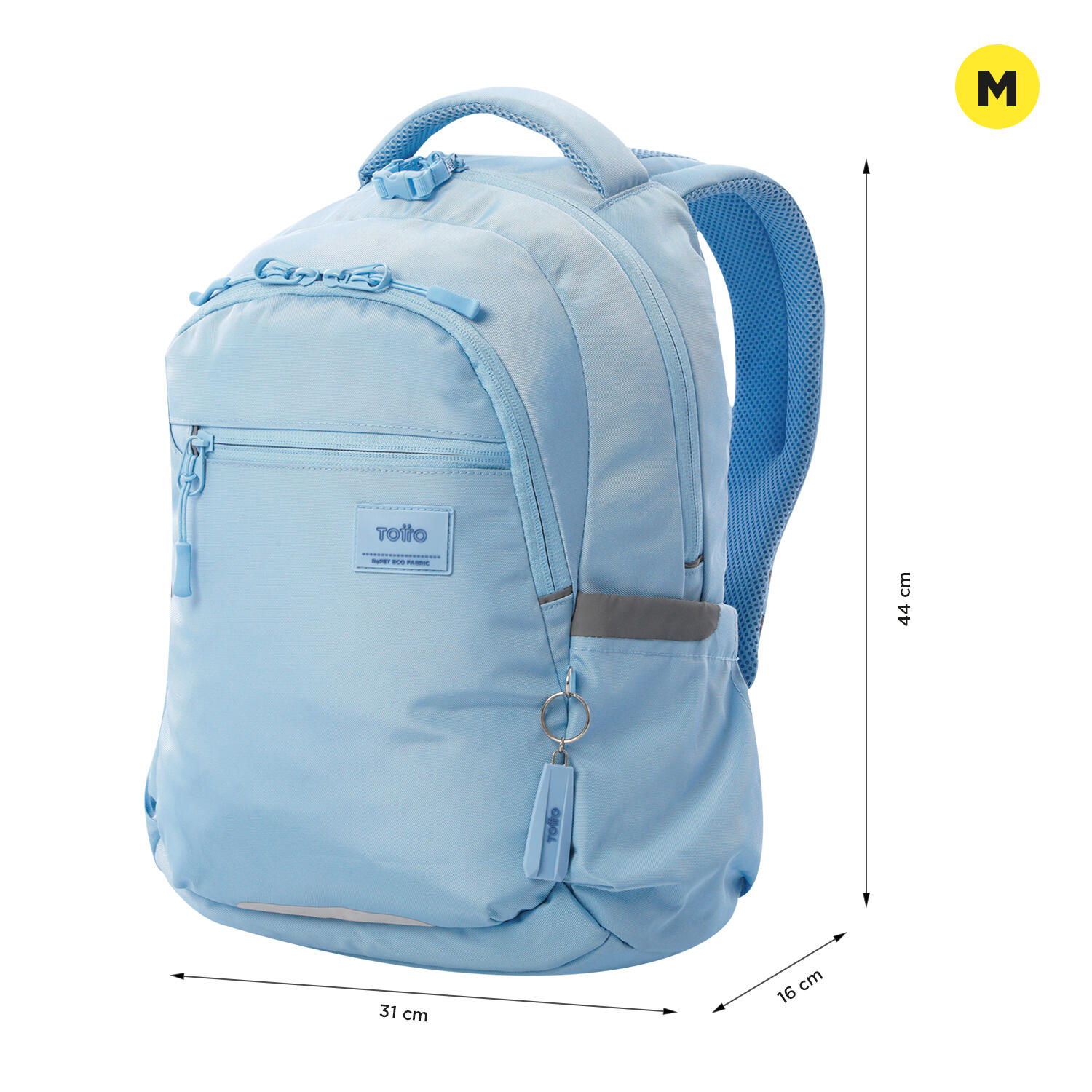 Totto Mochila urbana Misisip Angel Falls Poliéster reciclado 31 x 44 x 15 cm 3/5
