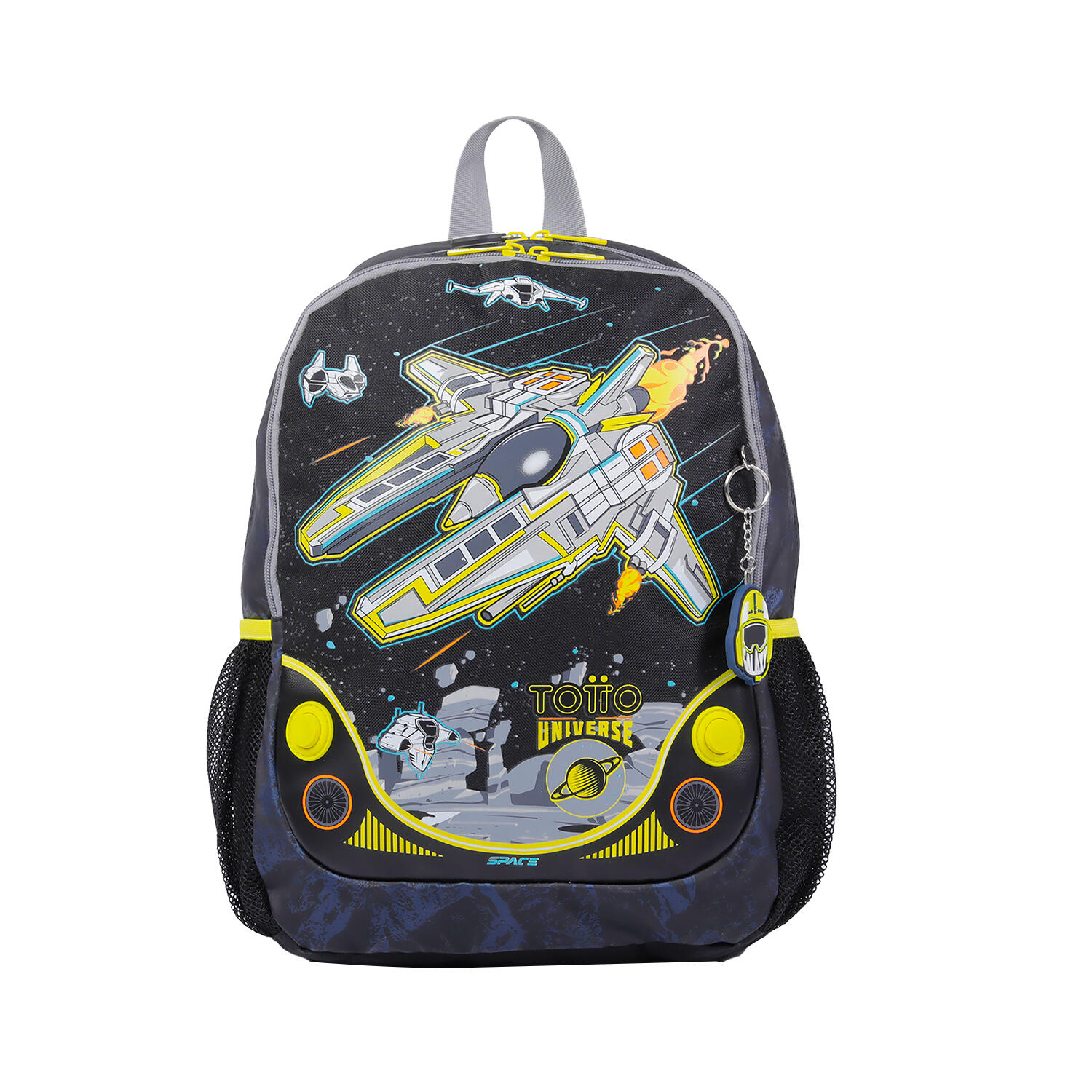 Totto Mochila escolar Spacesh Negro Poliéster 30.5 x 40 x 12.5 cm 1/5