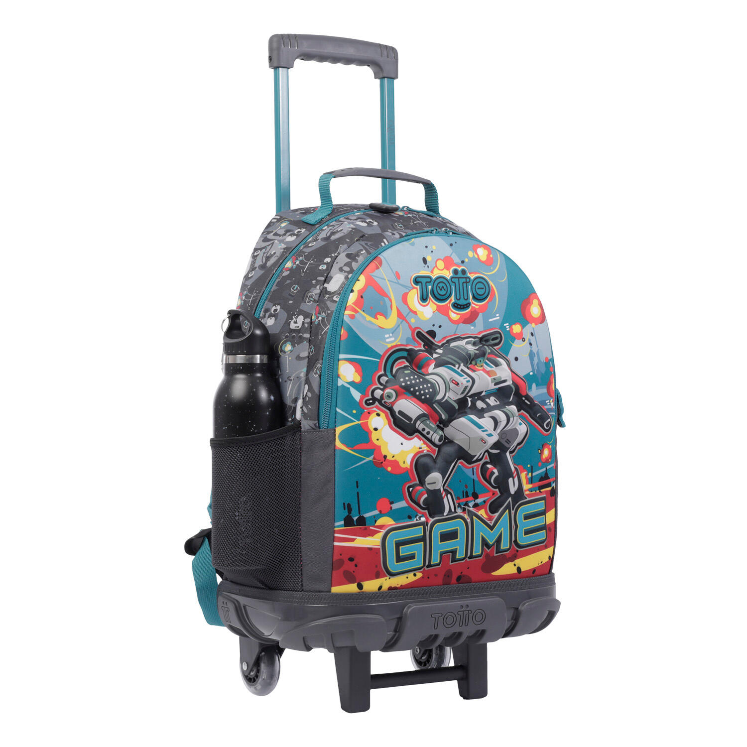 Totto Mochila infantil ruedas  Infinity Poliéster 33 x 48 x 36 cm 4/5