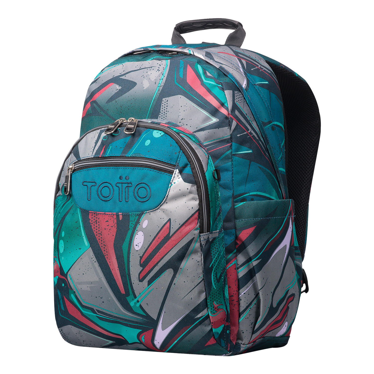 Totto Mochila escolar Acuareles Lienzo Poliéster 33 x44 x14 cm 2/5